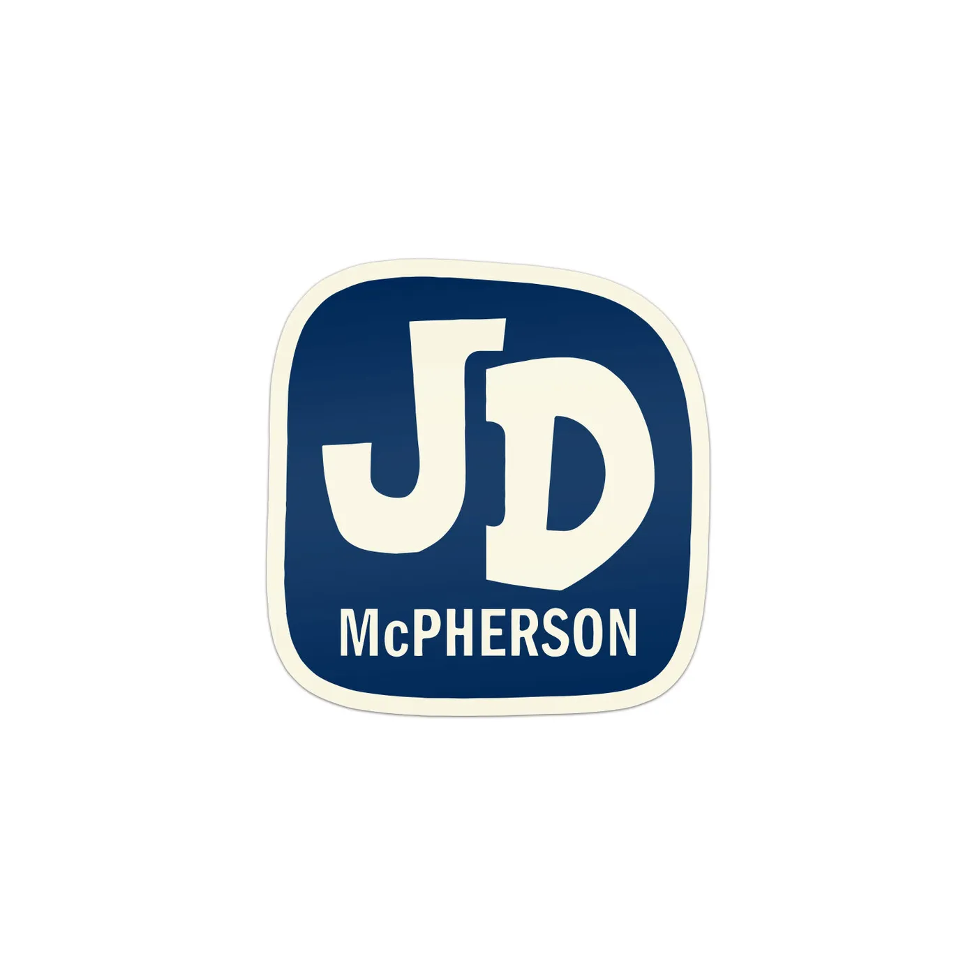 JD McPherson 45RPM Sticker