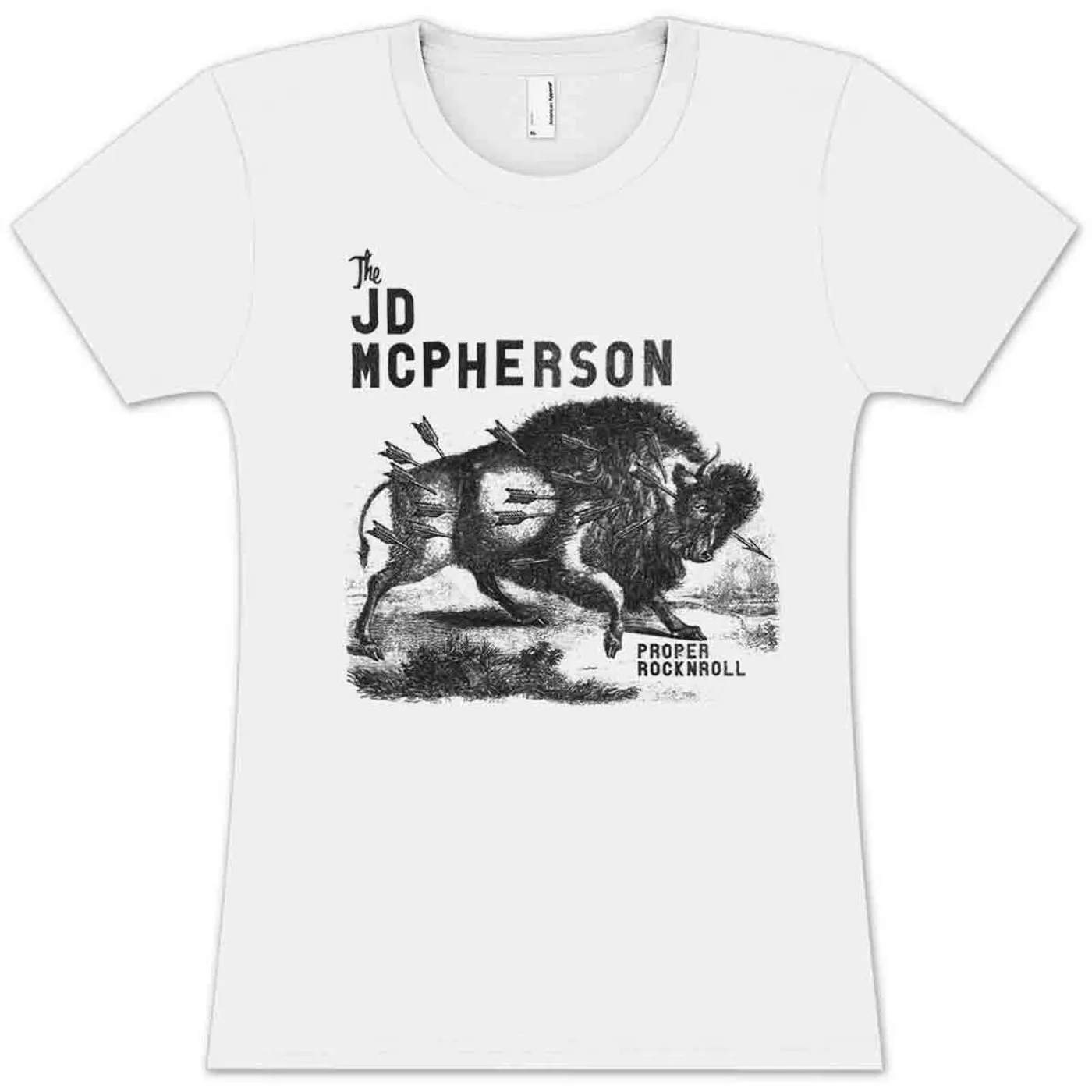 JD McPherson Bison Ladies T-Shirt