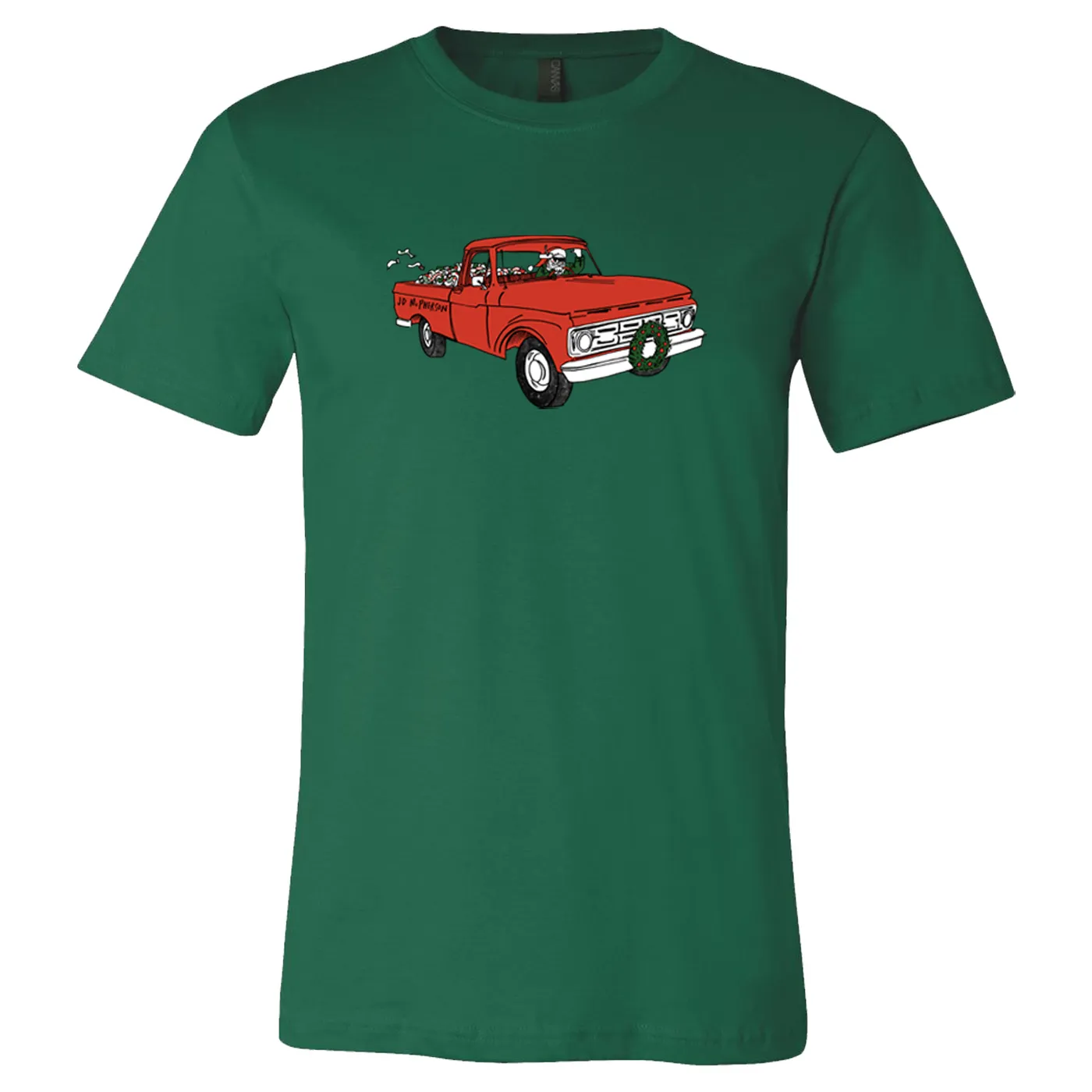 JD McPherson Santa Truck Unisex T-shirt