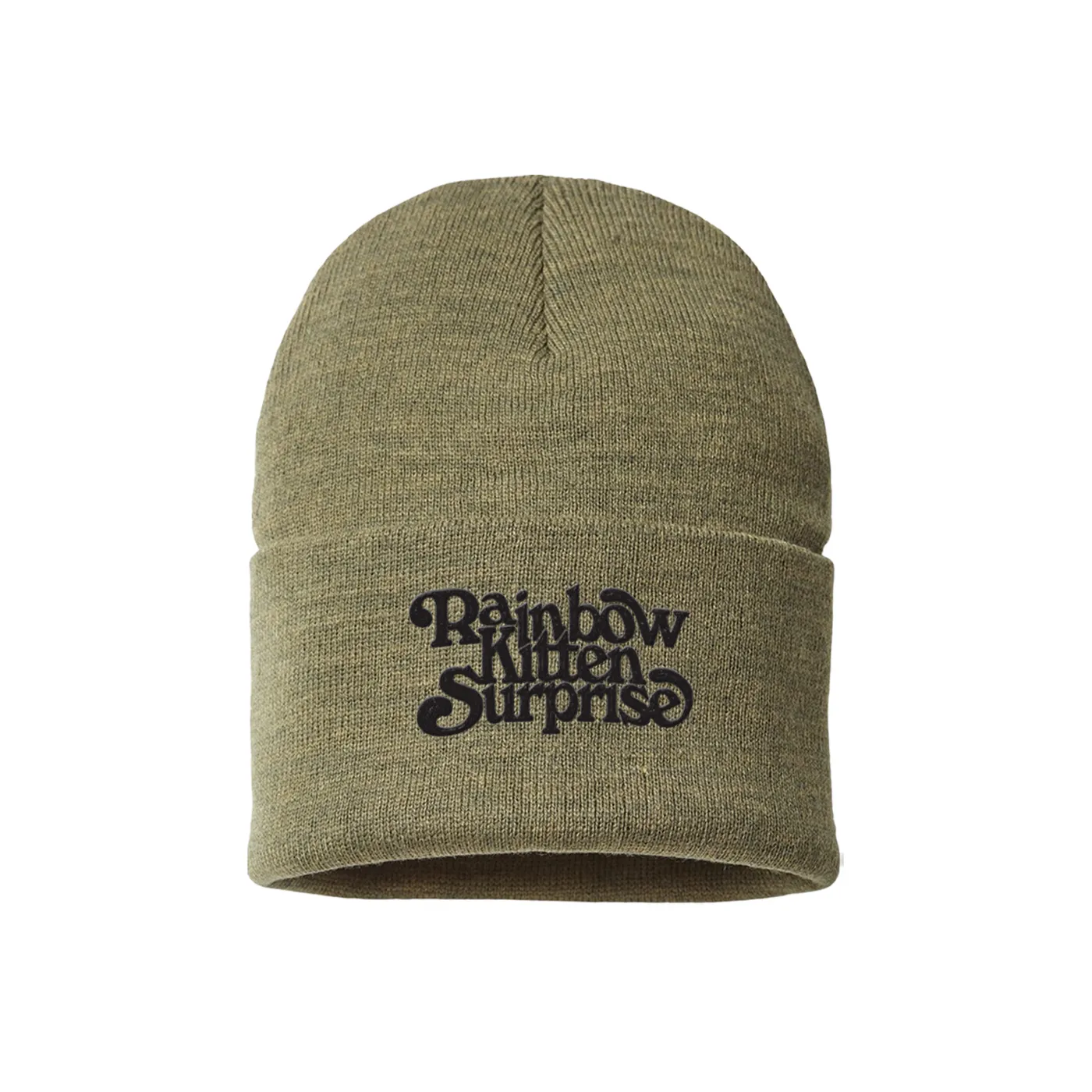 Rainbow Kitten Surprise RKS Swirl Logo Beanie