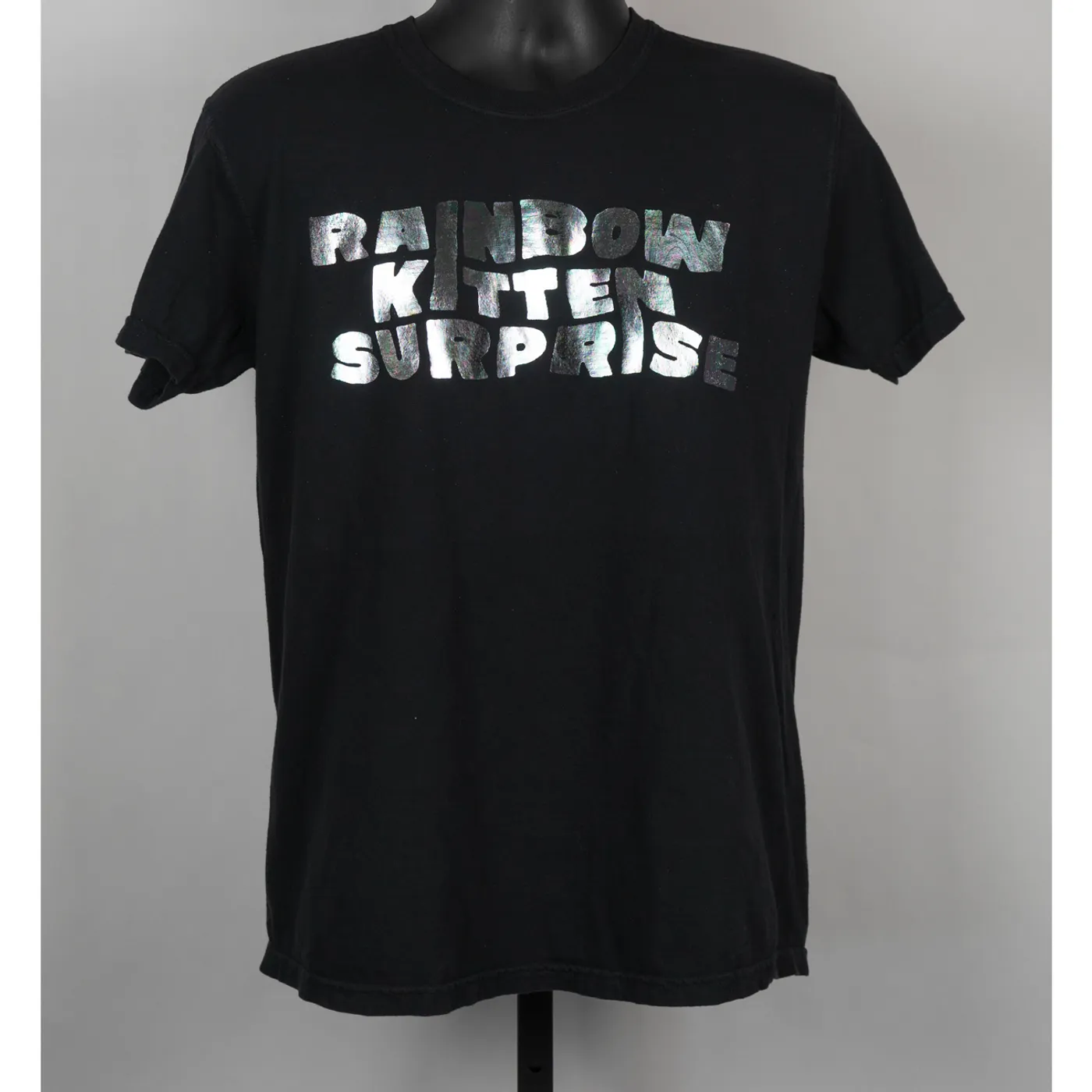 Rainbow Kitten Surprise Holographic Tee