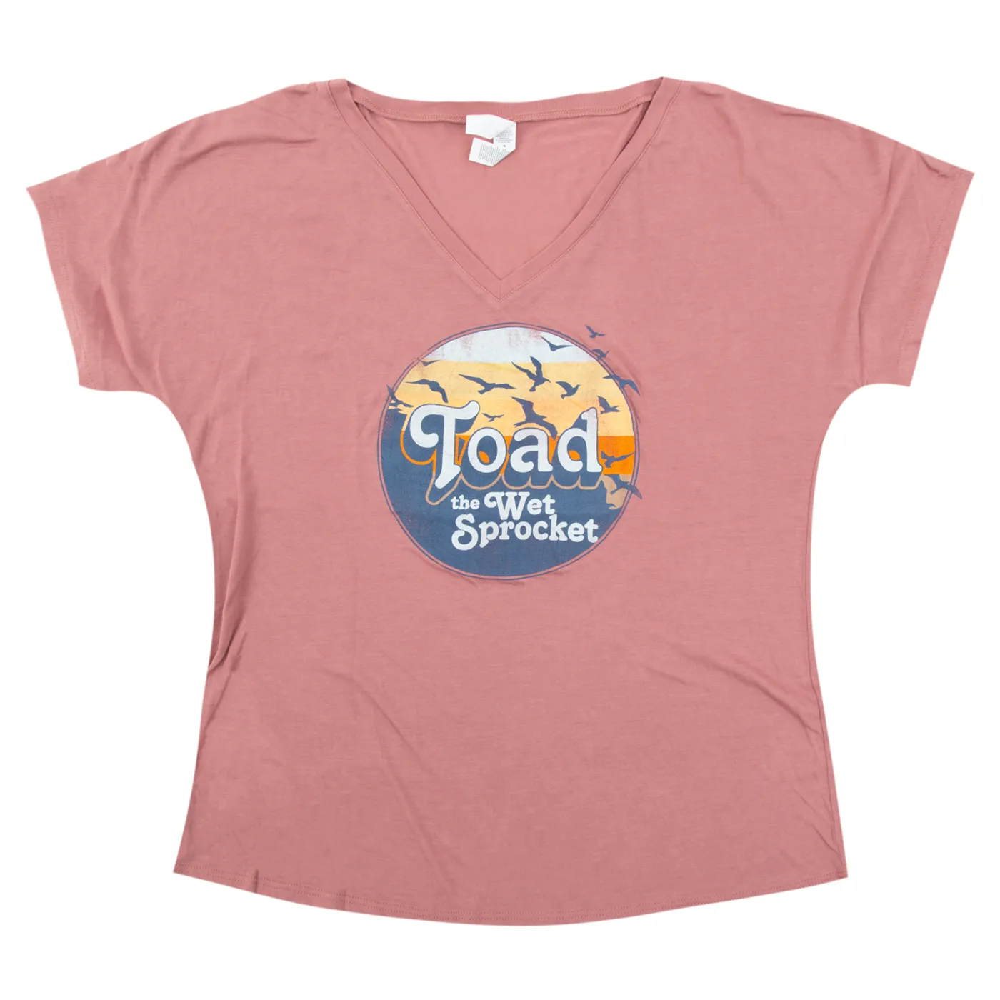 Toad The Wet Sprocket Women's Sunset Logo V-Neck Tee