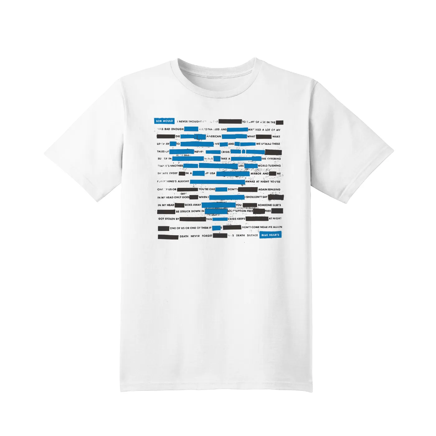 Bob Mould Lyrics Unisex Tee Shirt