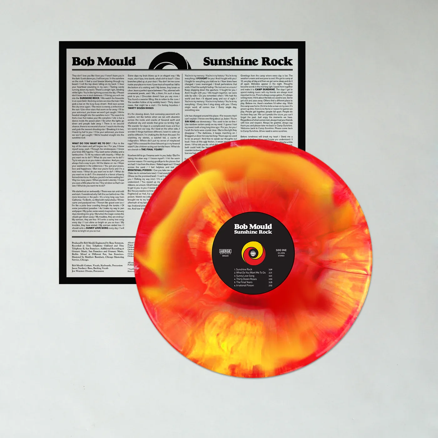 Bob Mould Sunshine Rock LP (Vinyl)