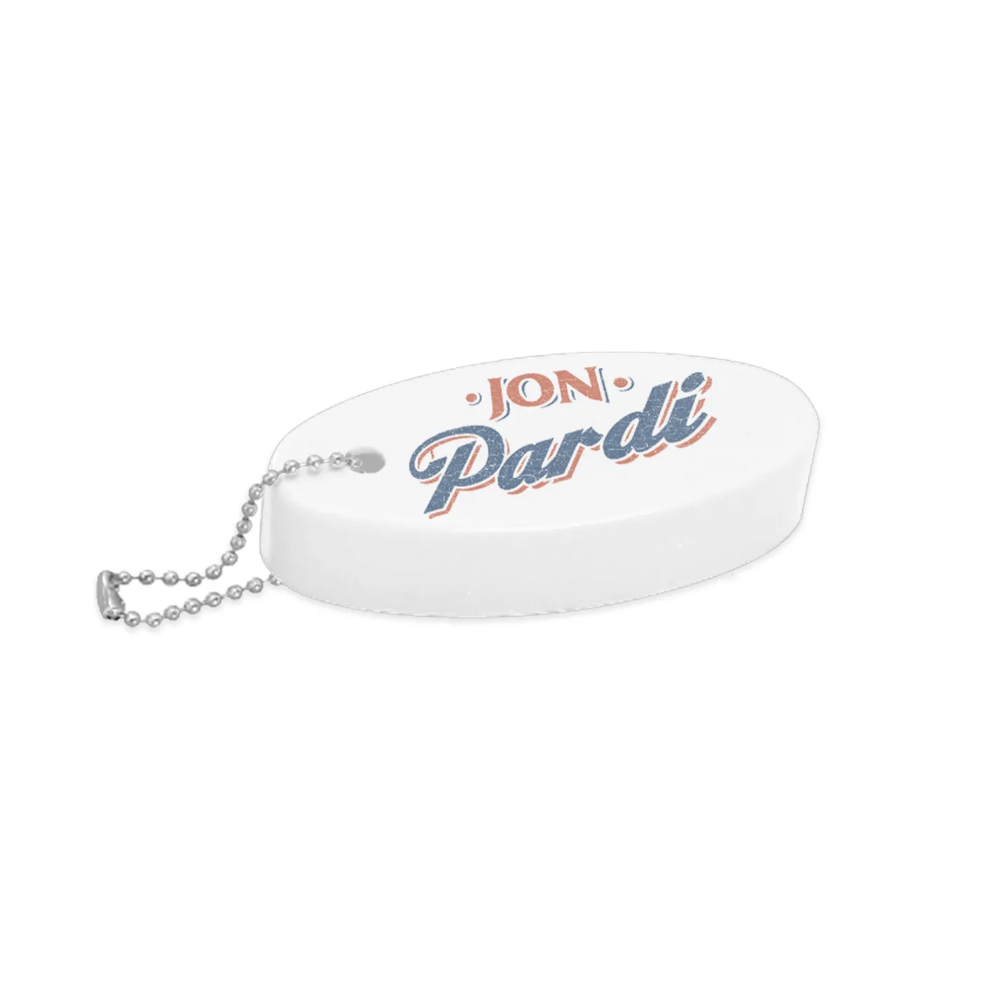 Jon Pardi White Float Keychain