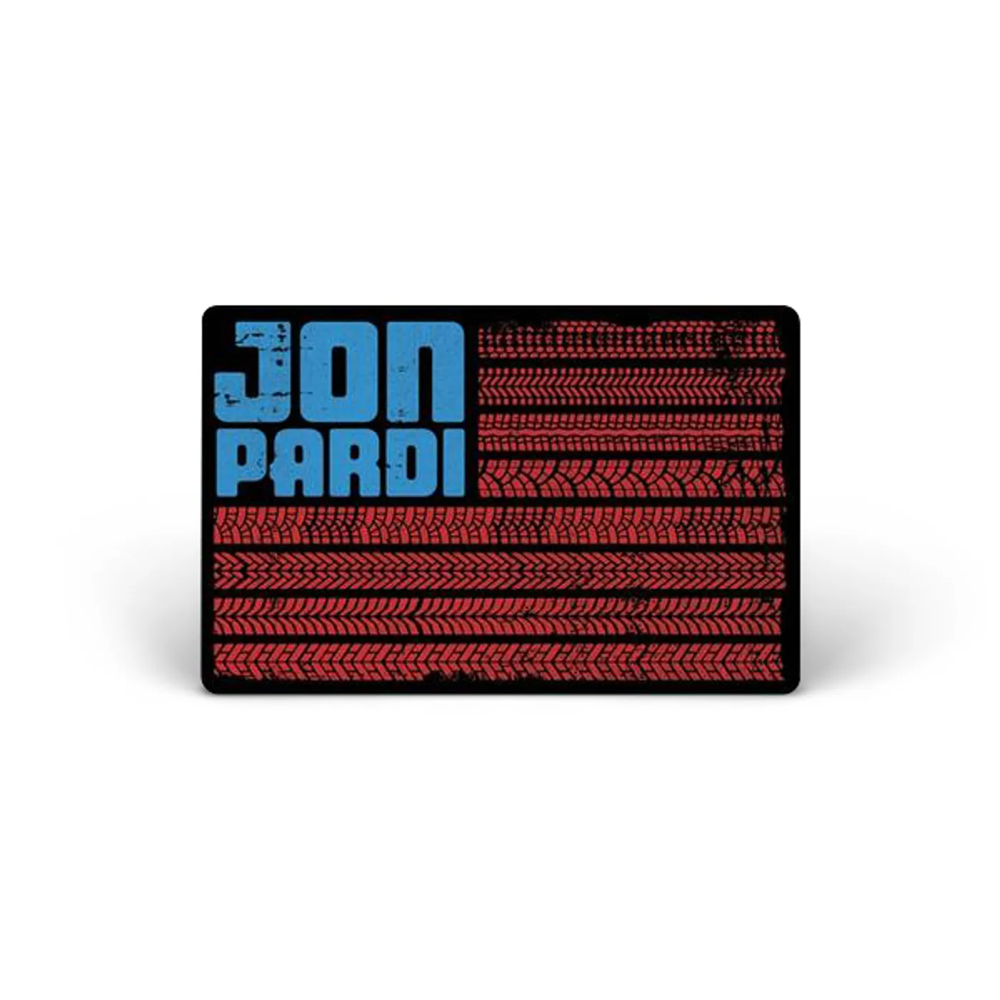 Jon Pardi Tire Tread Flag Sticker