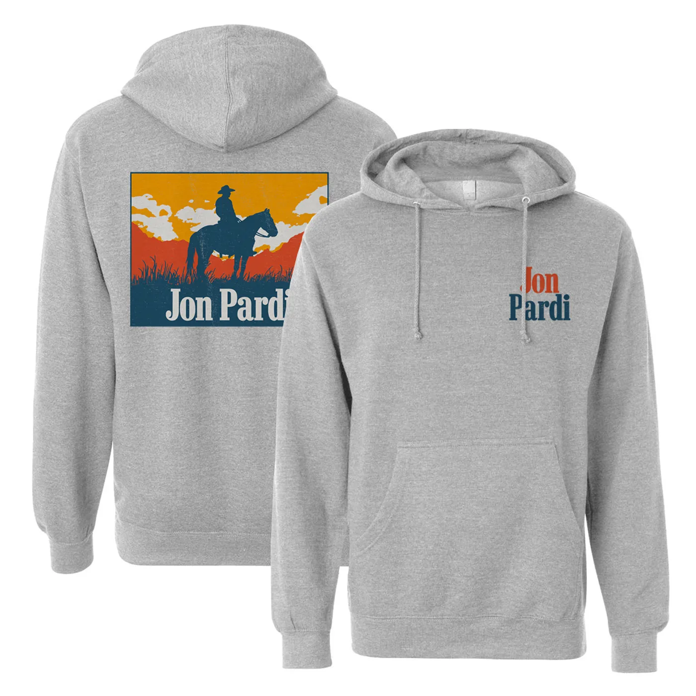 Jon Pardi Sunset Cowboy Pullover Hoody