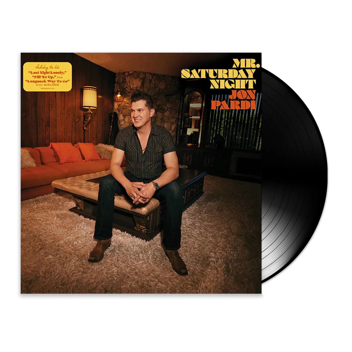 Jon Pardi Mr. Saturday Night Black Vinyl