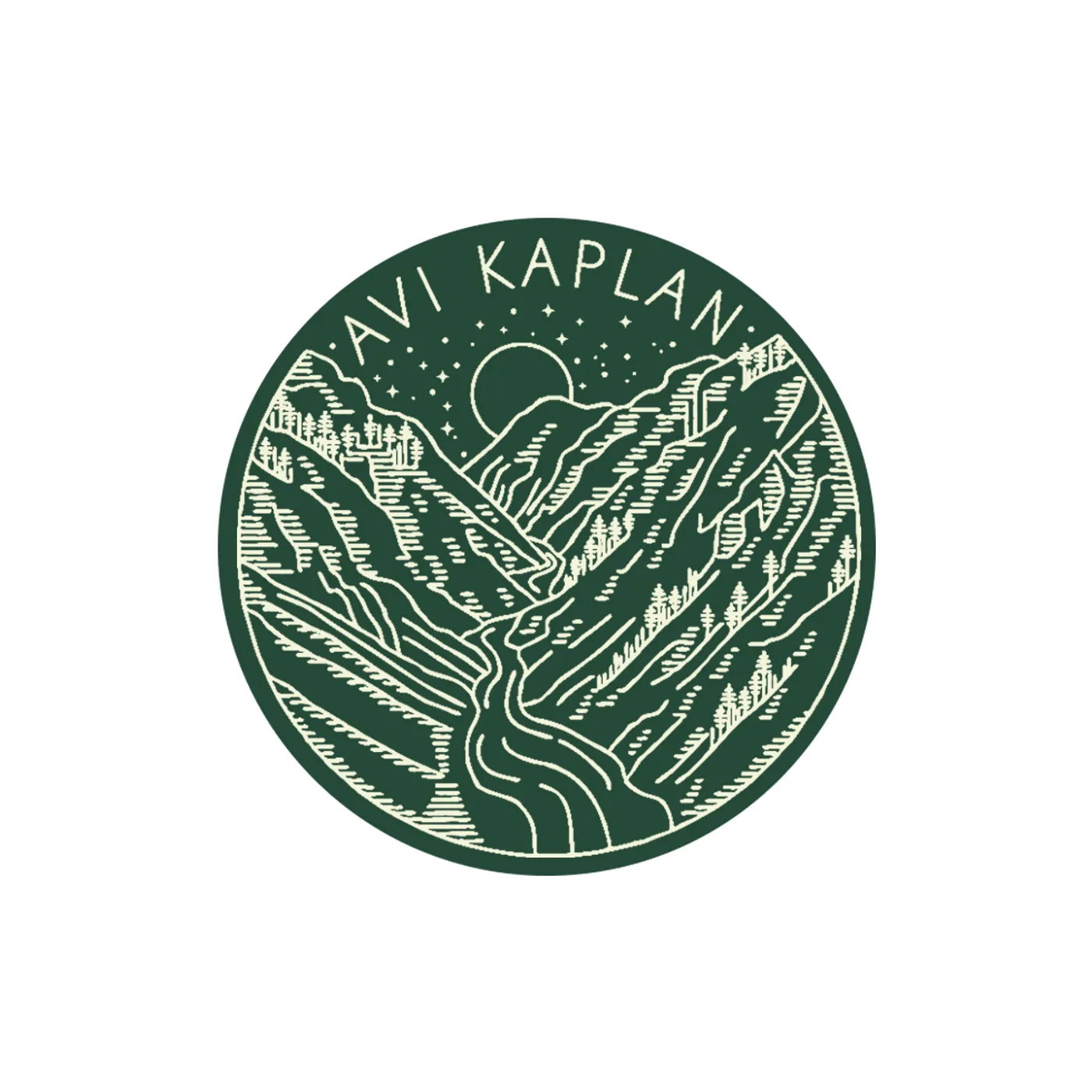 Avi Kaplan Mountain Sticker