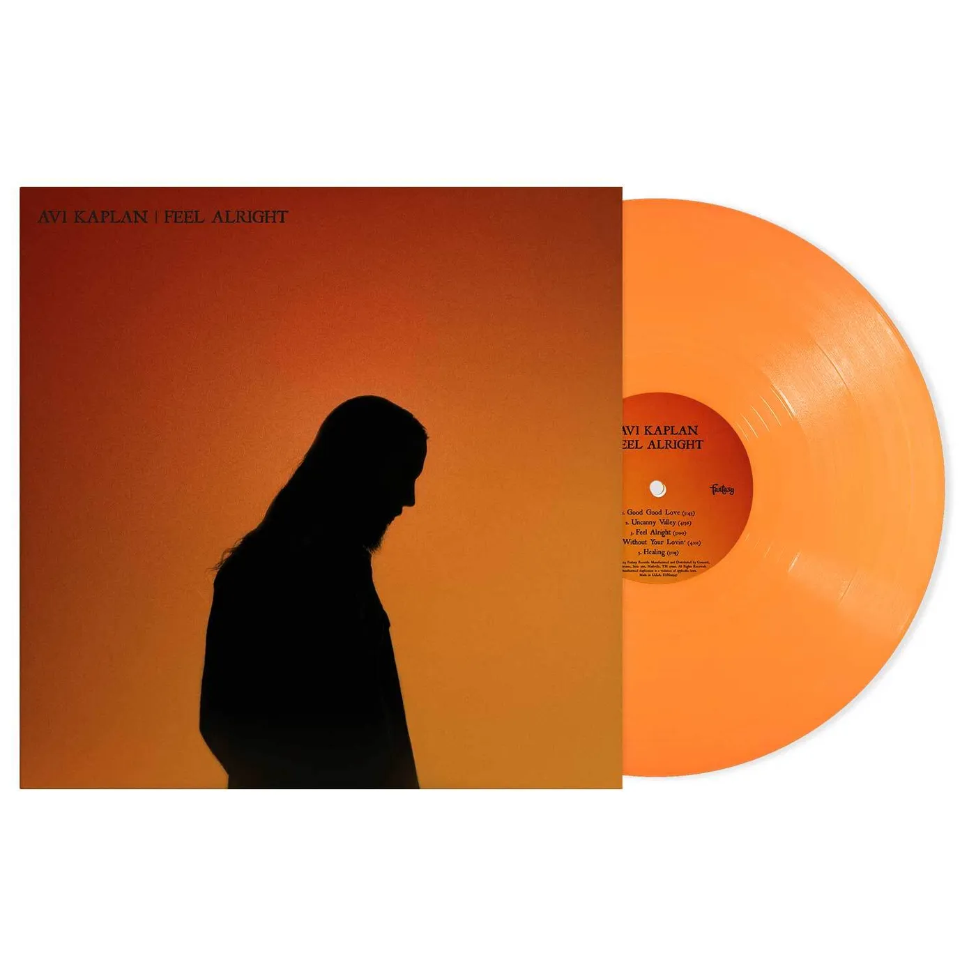 Avi Kaplan Feel Alright EP - Limited Edition Etched Tangerine Vinyl