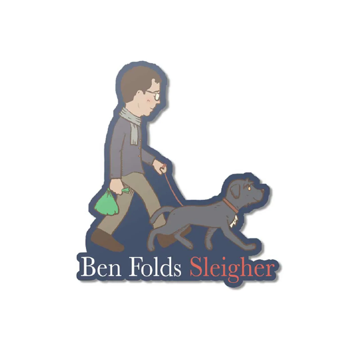 Ben Folds Sleigher Sticker