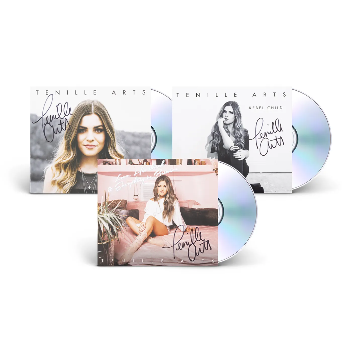 Tenille Arts Autographed CD Bundle