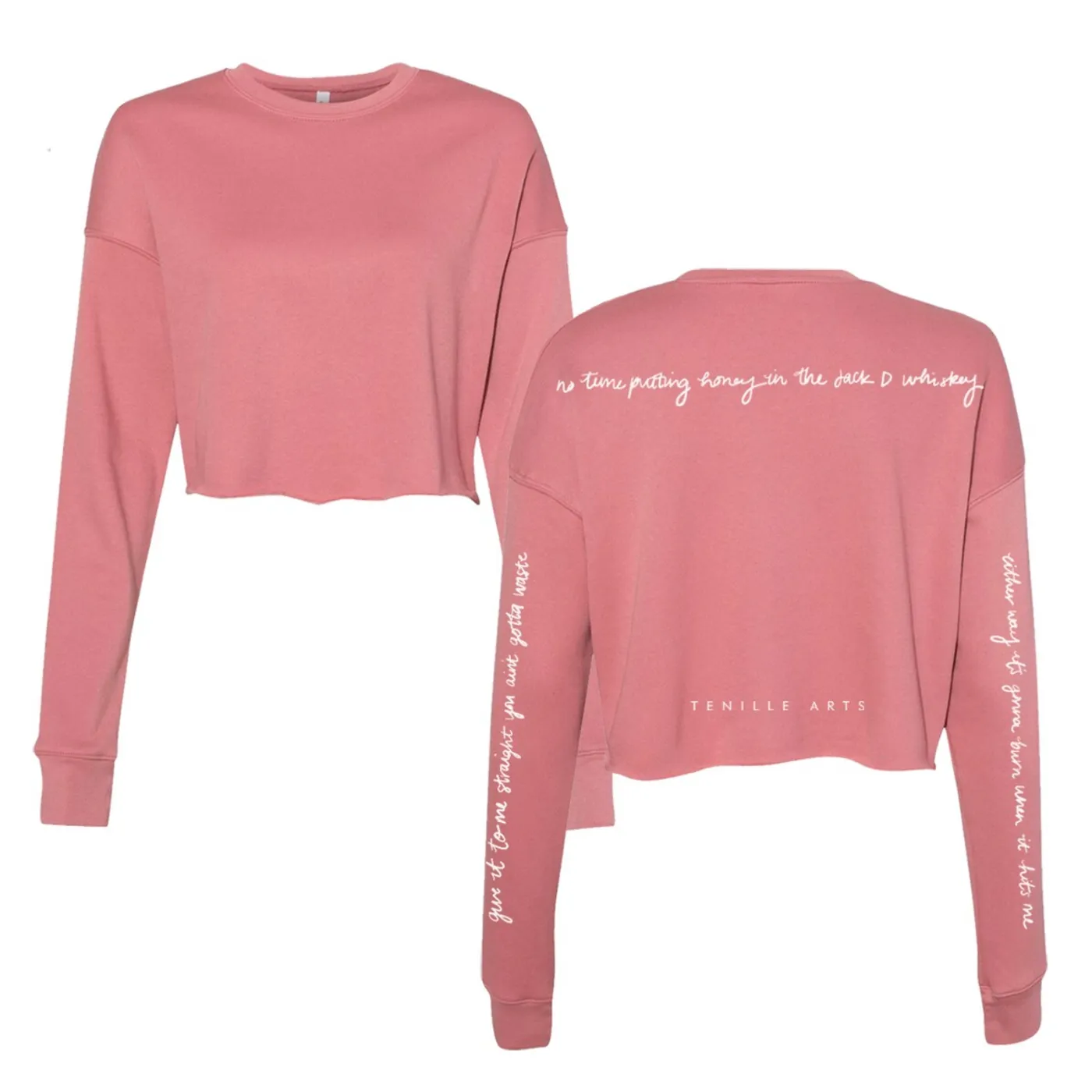 Tenille Arts "Give It to Me Straight" Cropped Fleece