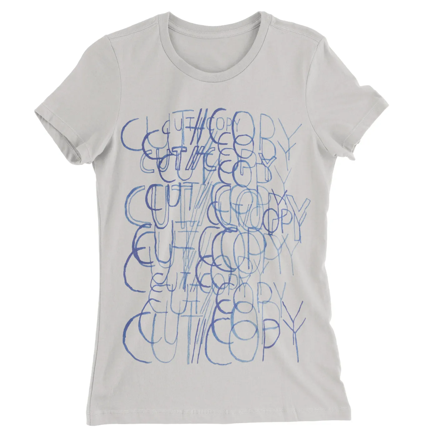 Cut Copy - Echo - 90s Baby Tee Fit - Gray