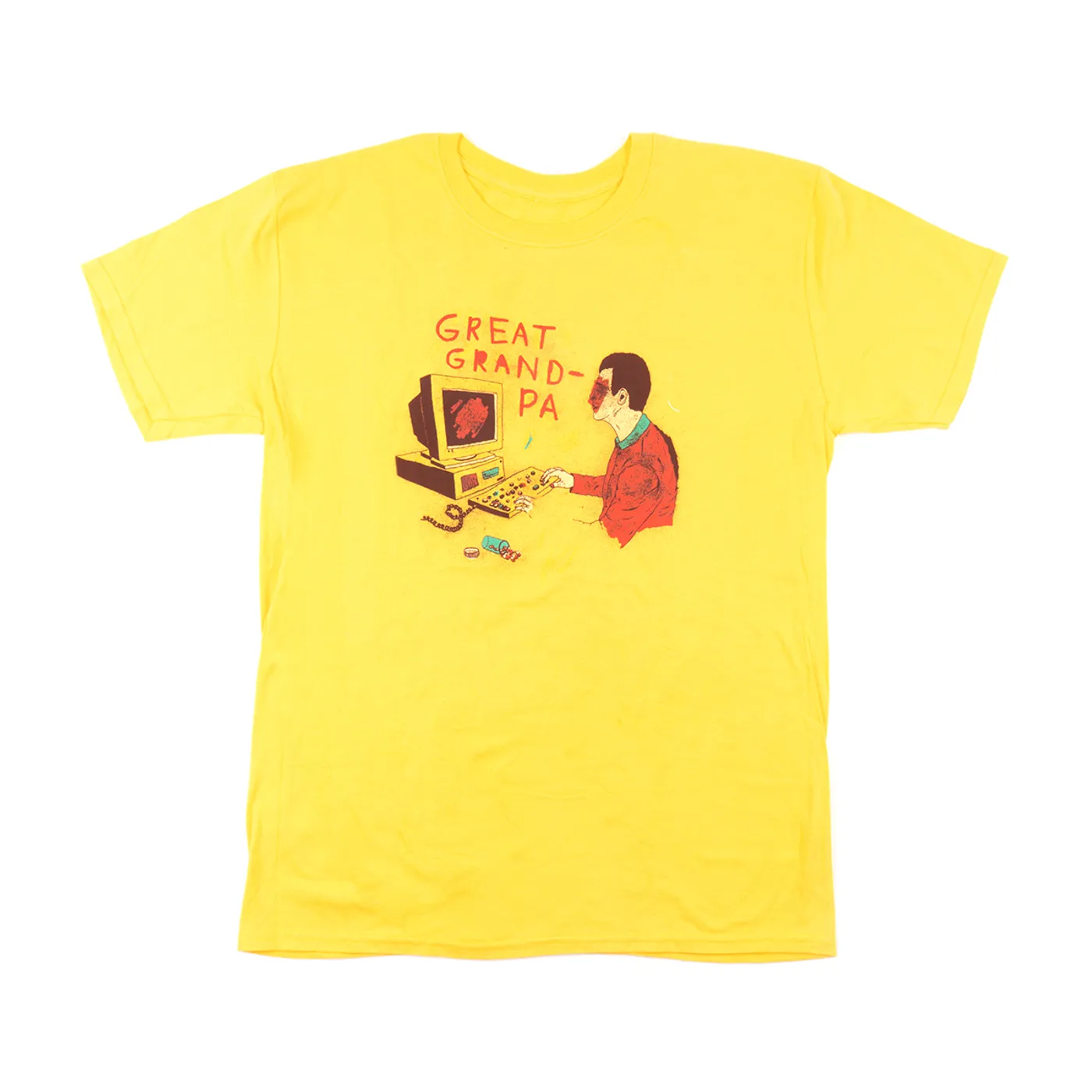 Great Grandpa Computer Dude Tee