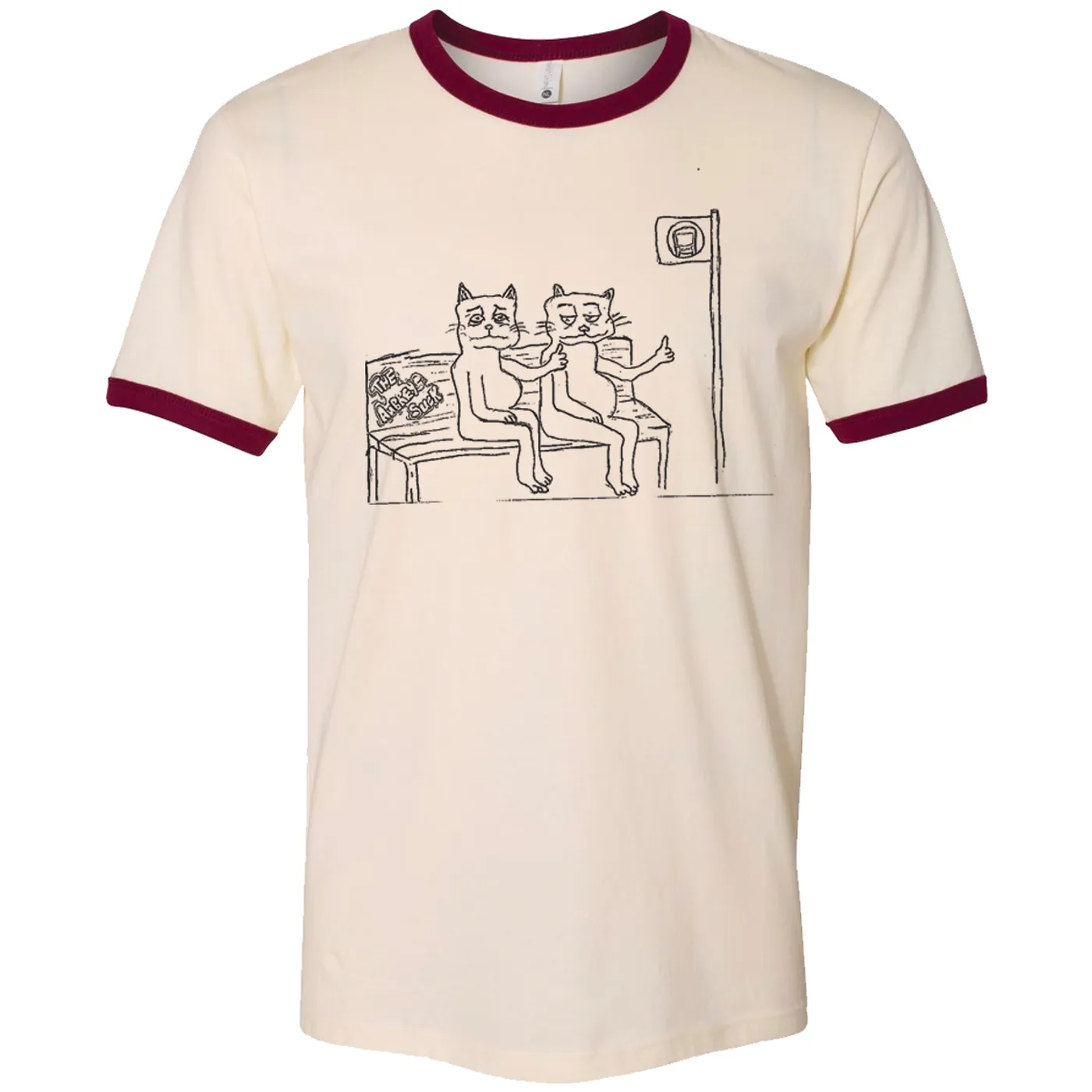 The Aubreys Cat Ringer Tee
