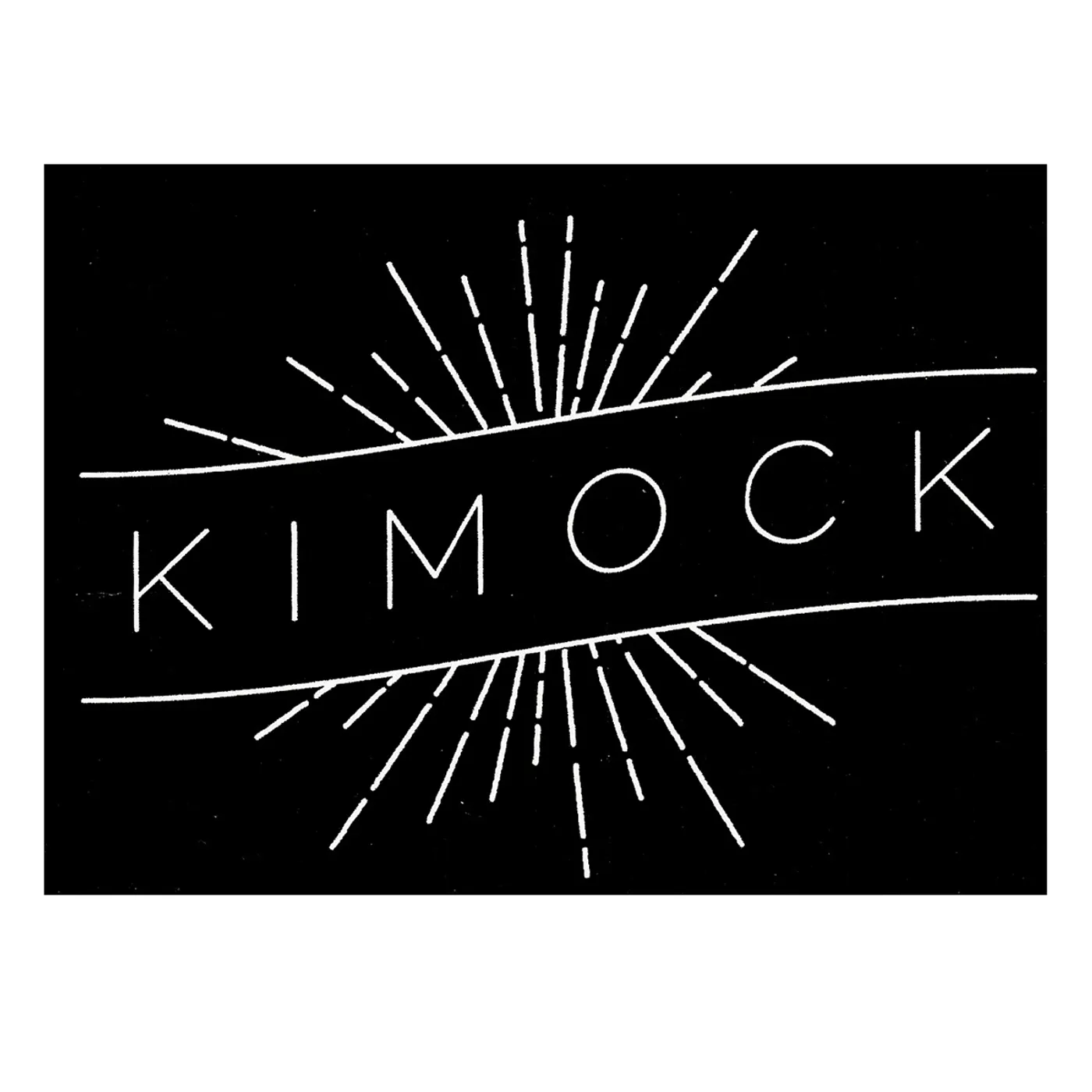 Steve Kimock Kimock Black and White Sticker