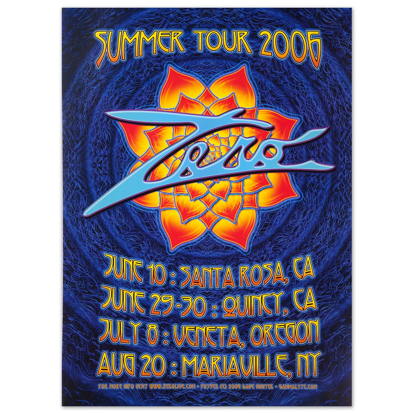 Steve Kimock Summer Tour 2005 Poster