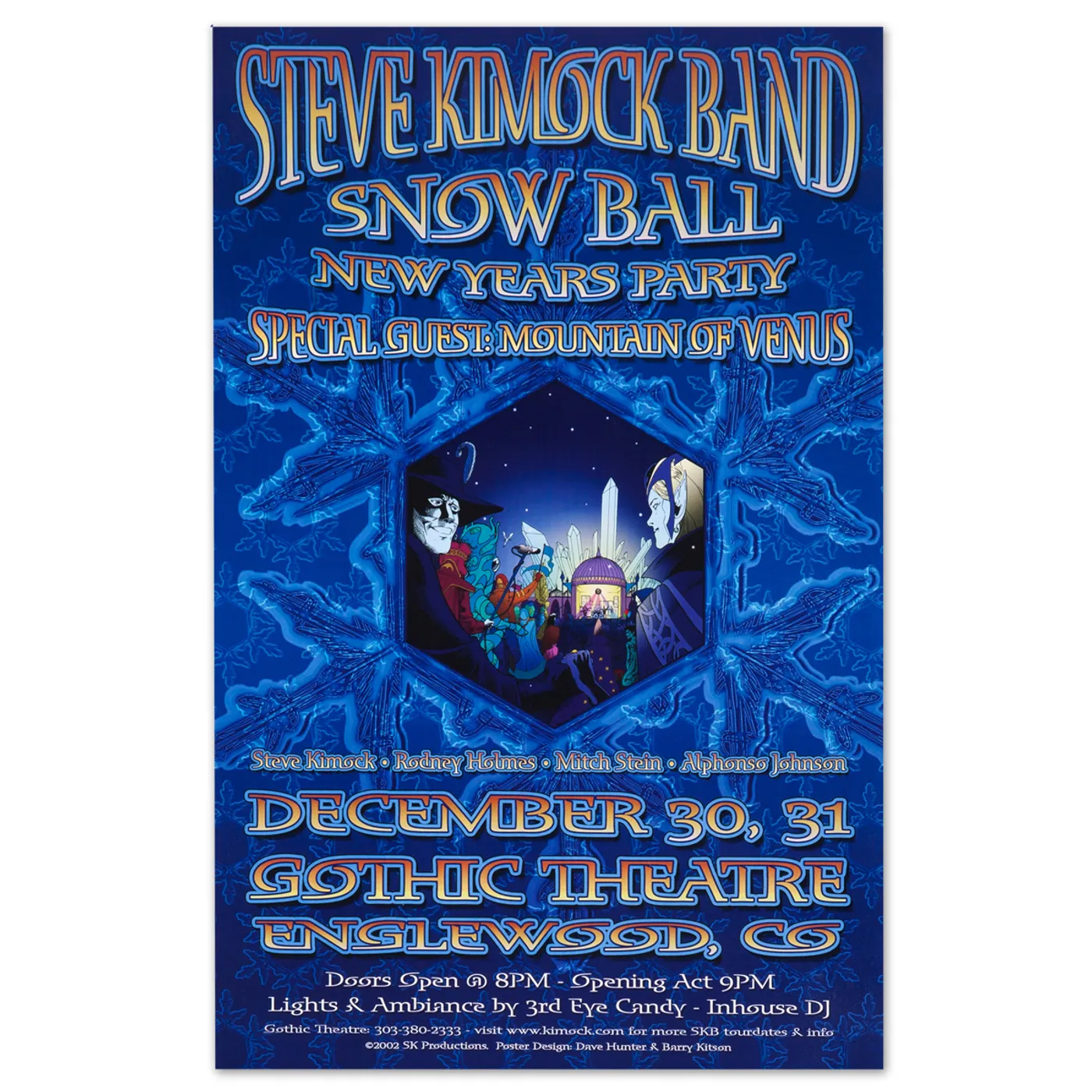 Steve Kimock Englewood, CO 12/30/02 Poster