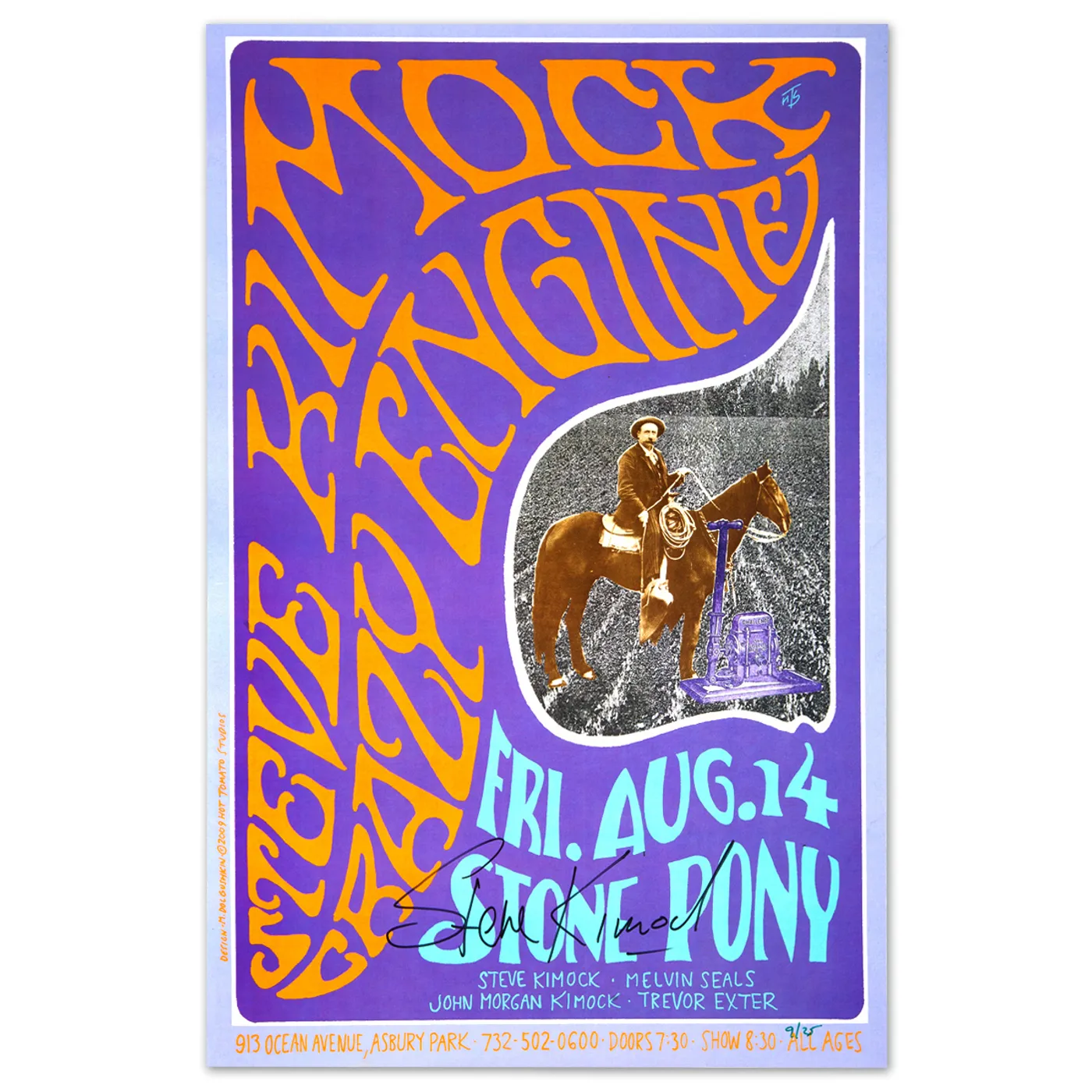 Steve Kimock Crazy Engine 8/14/09 SIGNED Poster