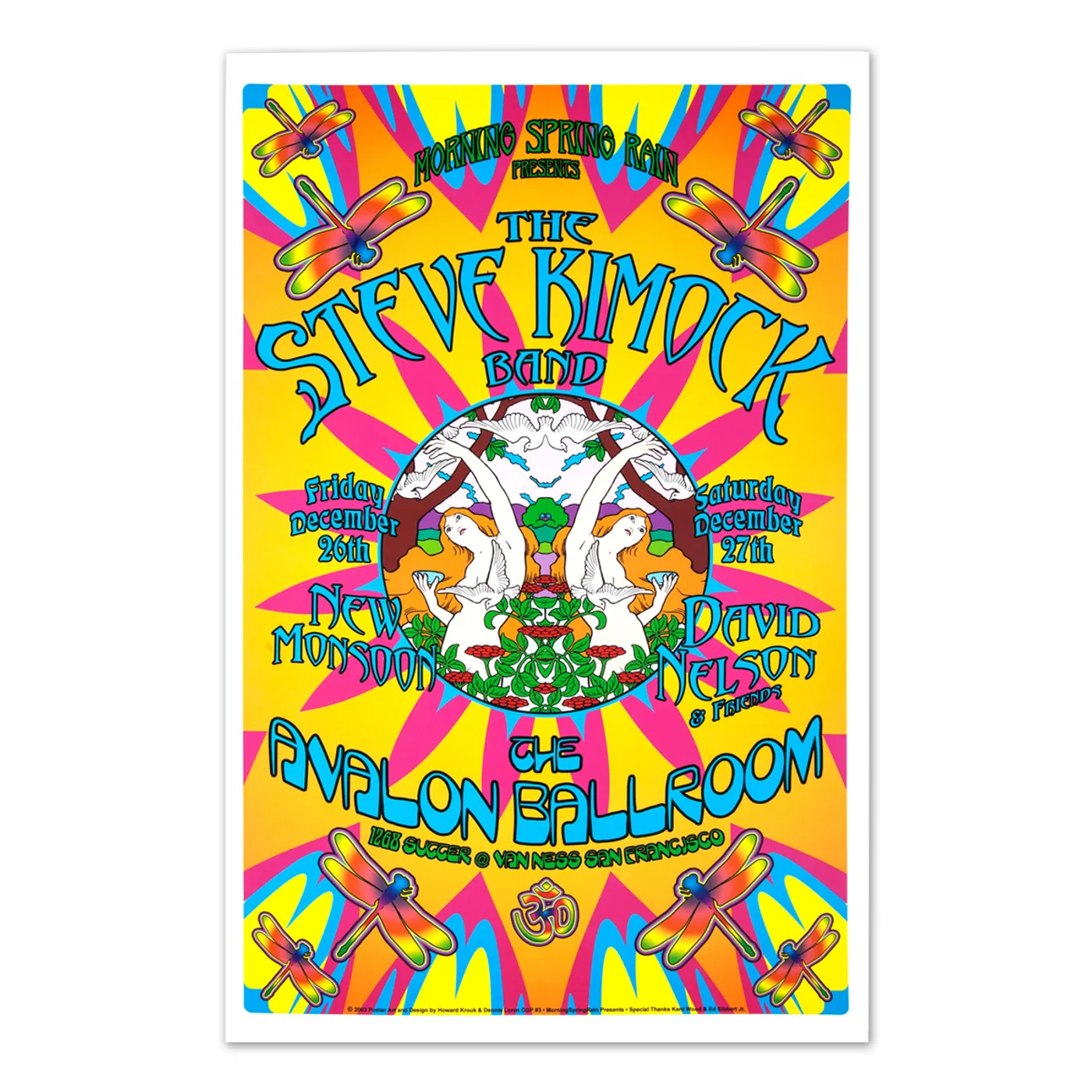 Steve Kimock Avalon Ballroom 12/26/03 Poster