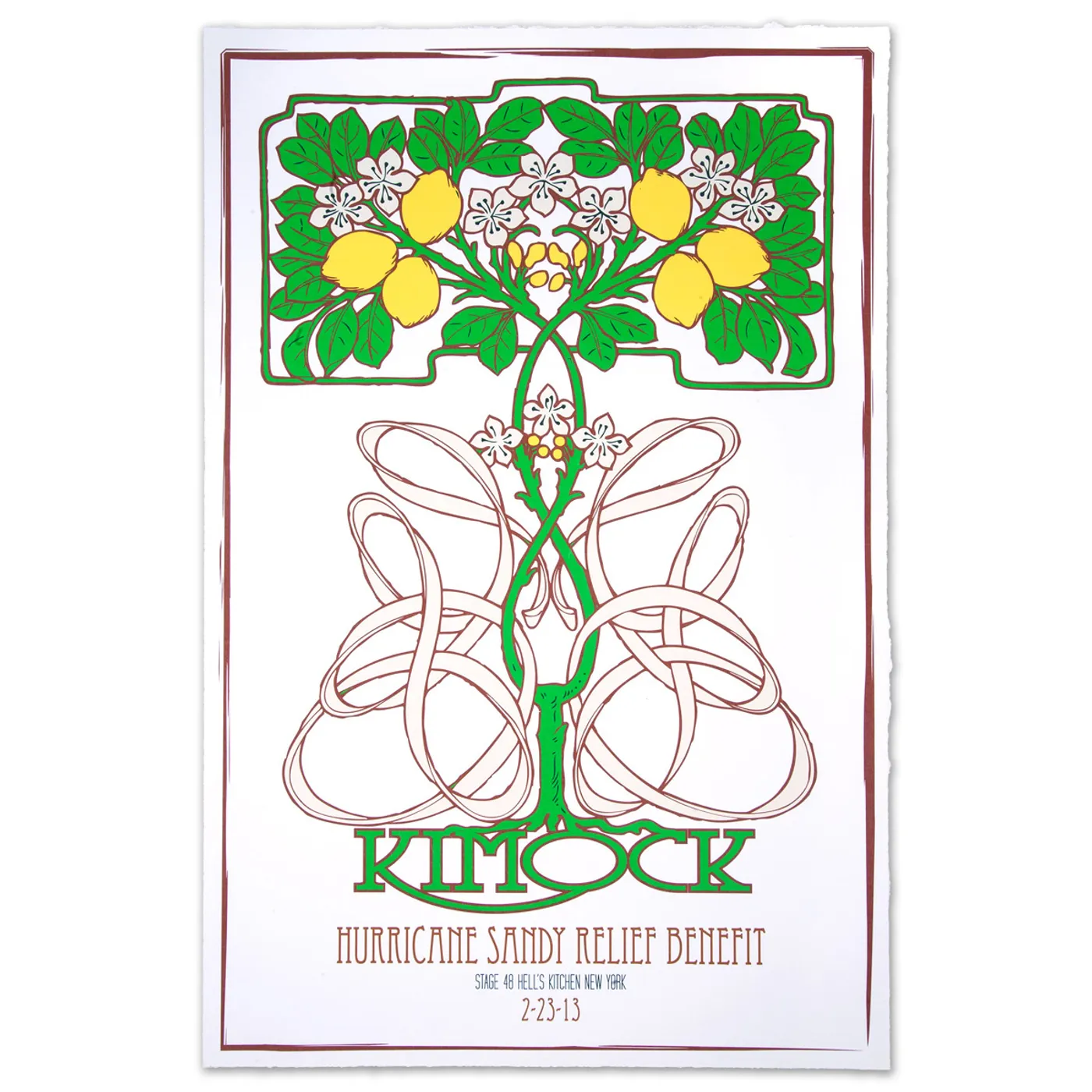 Steve Kimock Hurricane Sandy Relief Benefit III 2/23/13 Poster