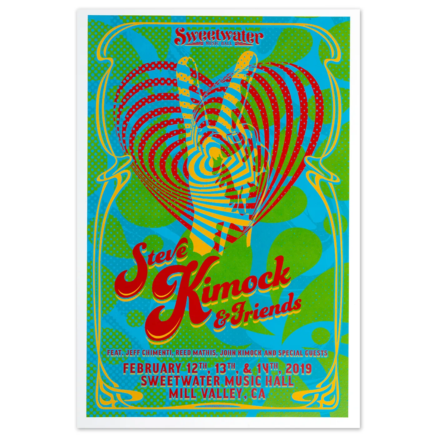 Steve Kimock SKF Poster - Peace And Love