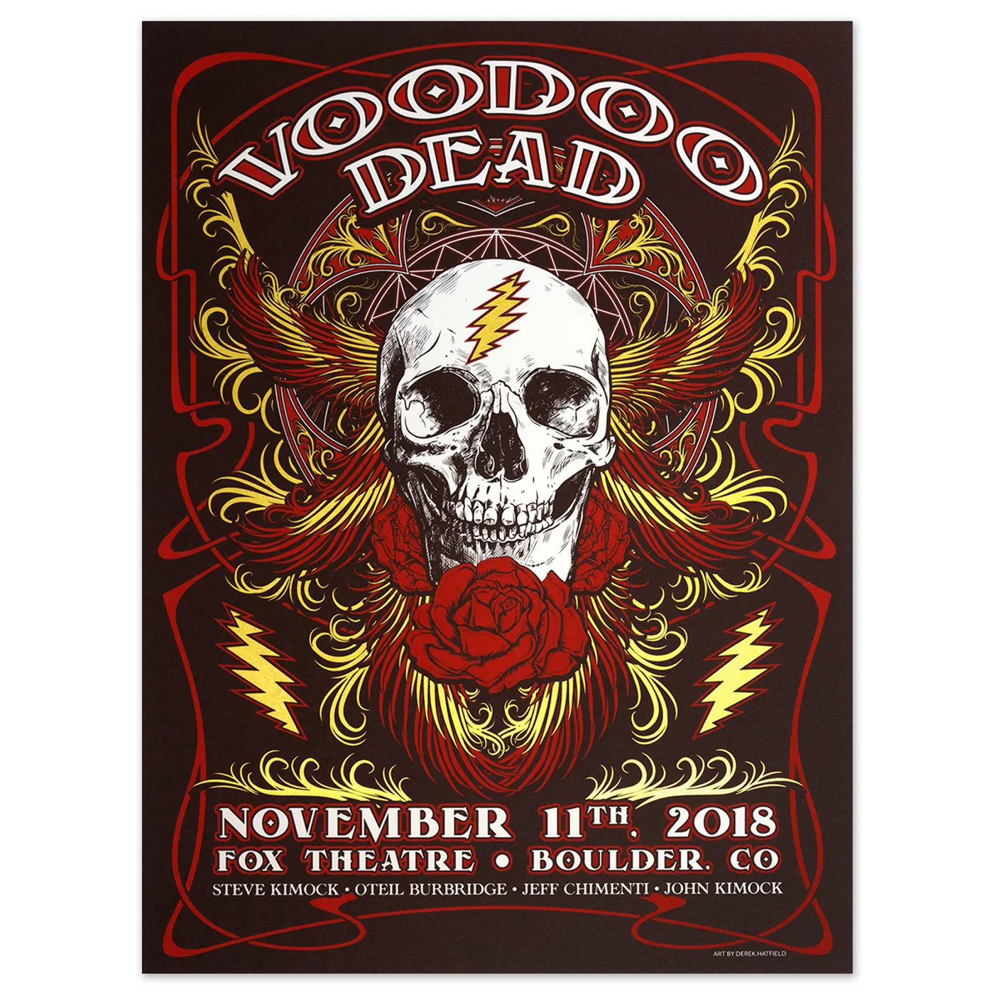Steve Kimock VOODOO DEAD at The Fox, Boulder, CO Nov. 11th, 2018