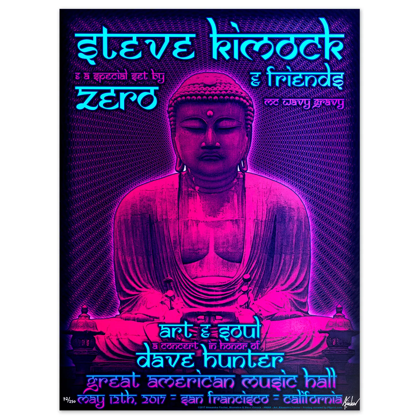 Steve Kimock SKF/ZERO Buddha Poster