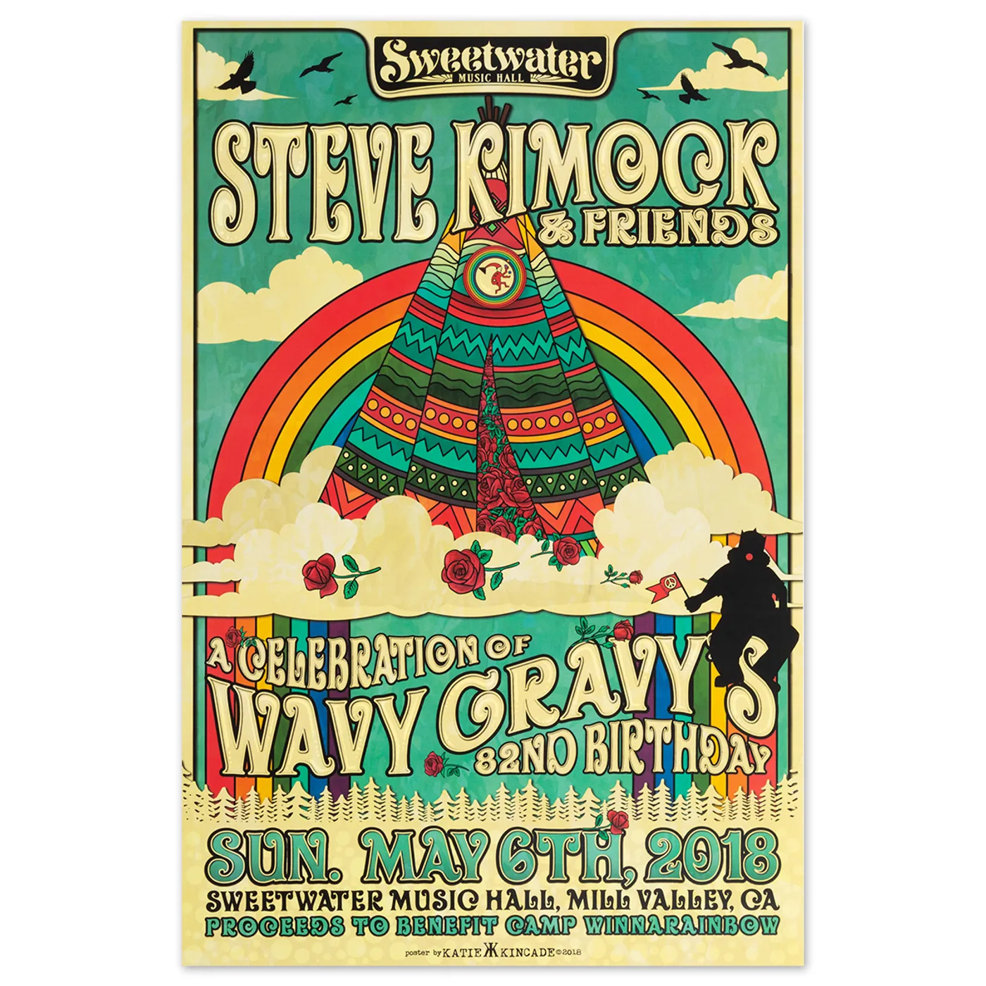 Steve Kimock SKF - Wavy Gravy's Birthday Poster