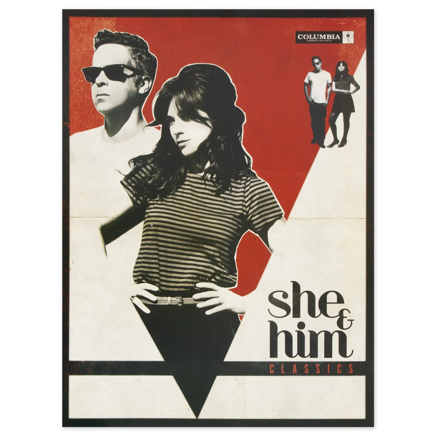 She & Him CLASSICS 18 X 24 LITHO