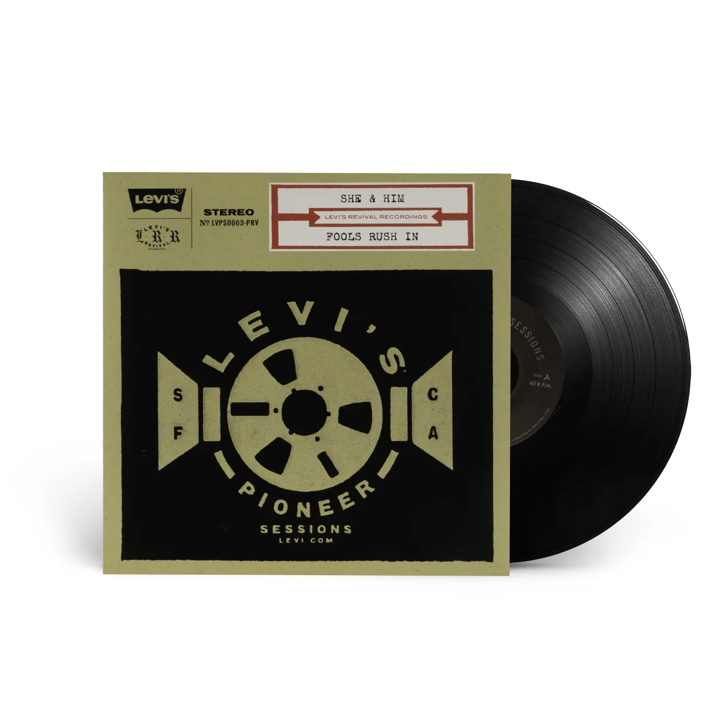 She & Him Levi's Fools Rush   7"