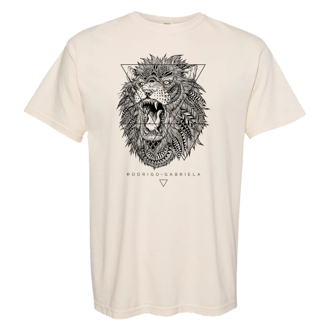 Rodrigo y Gabriela Lion T-shirt, Cream