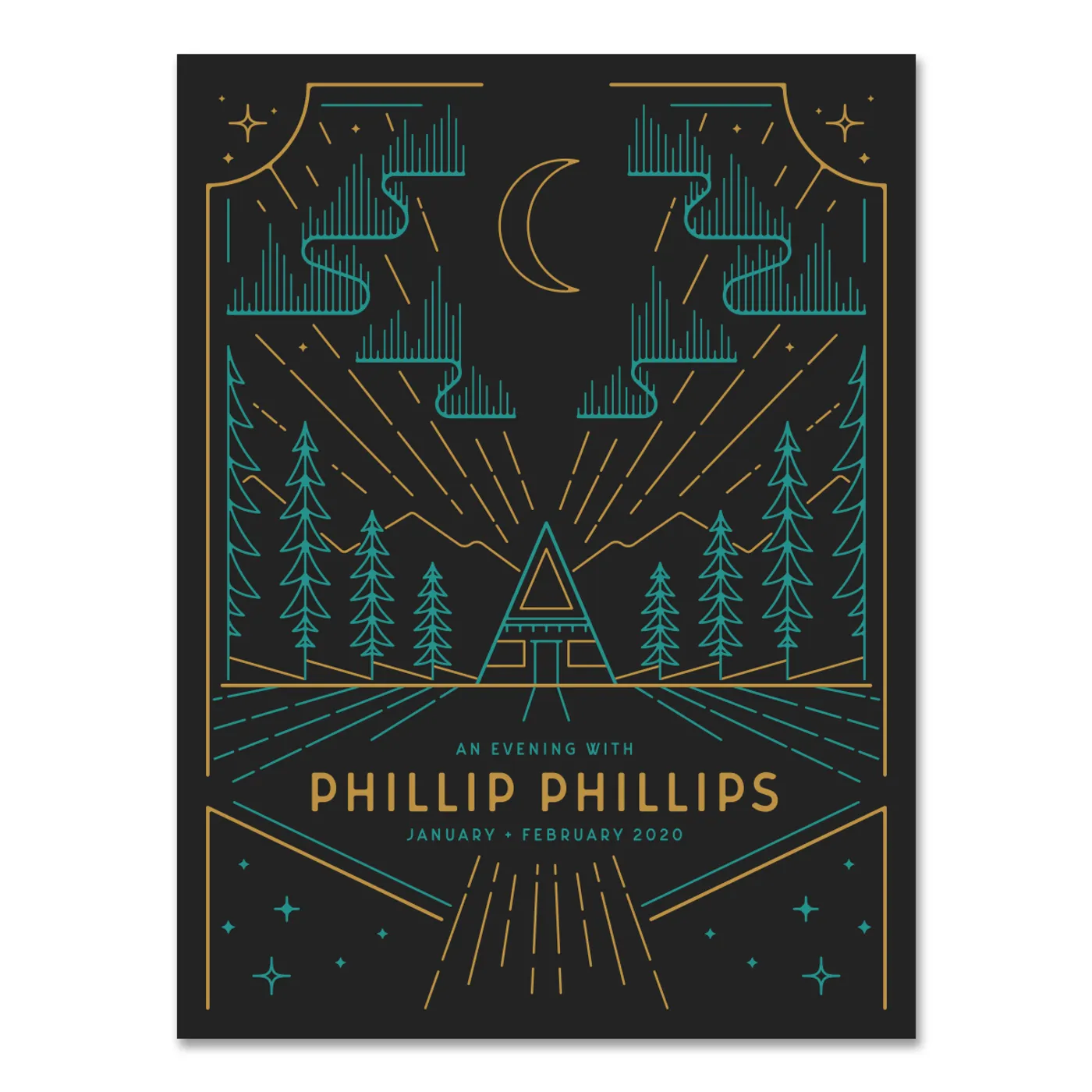 Phillip Phillips Winter 2020 Tour Poster