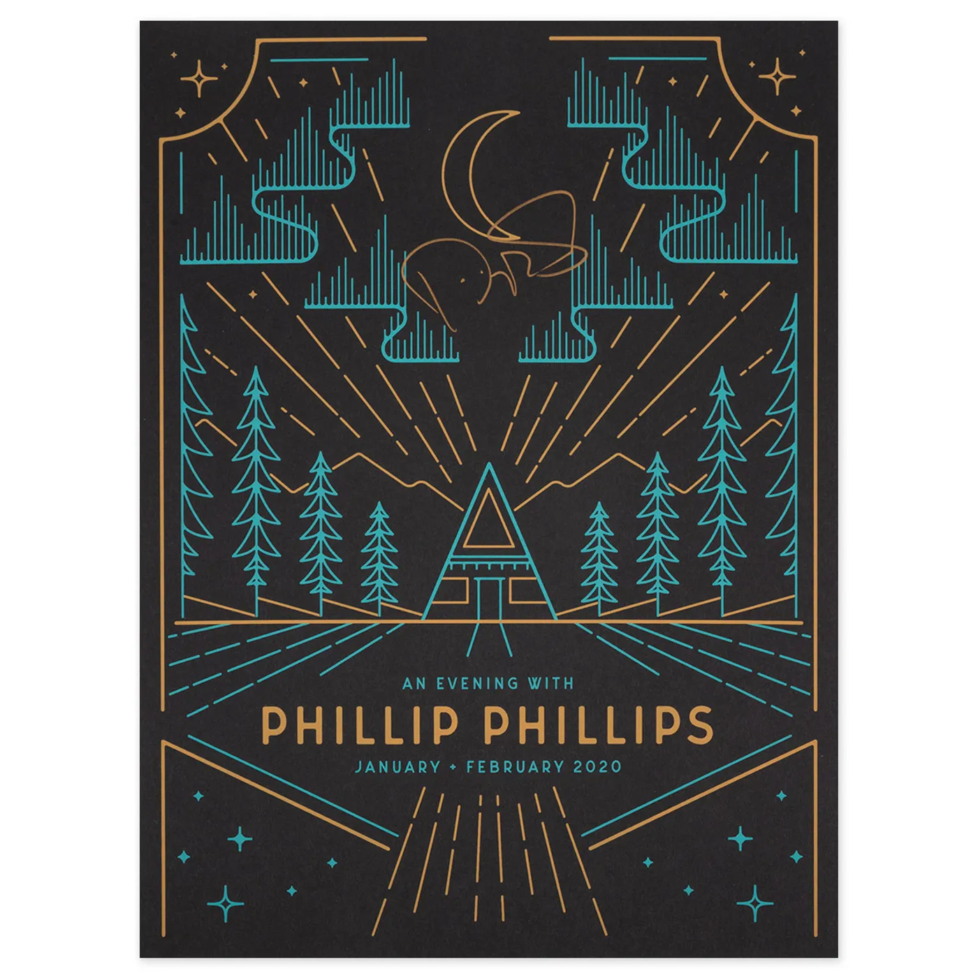 Phillip Phillips Winter 2020 Tour Poster (Signed)