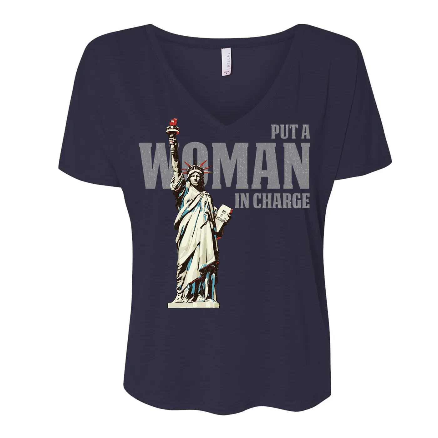 Keb' Mo' Woman In Charge Ladies V-Neck Navy