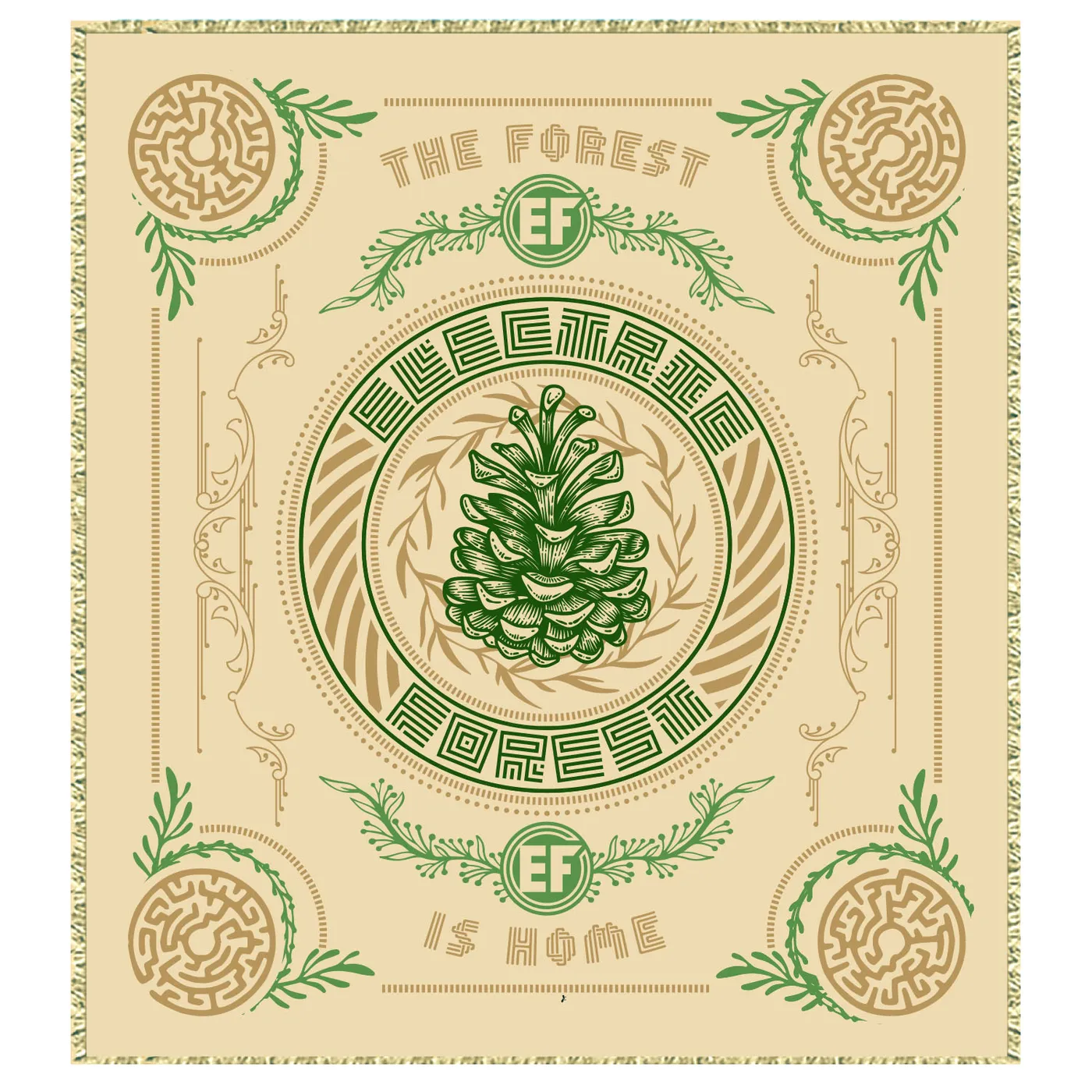 Electric Forest Festival The Forest Is Home Blanket