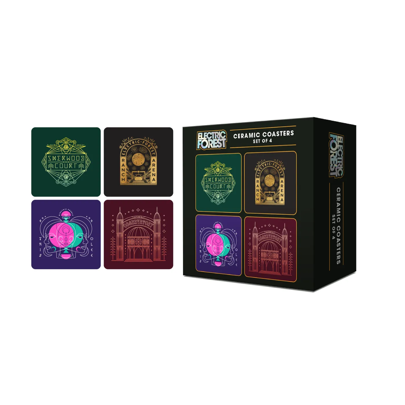 Electric Forest Festival EF Main Stage Coasters