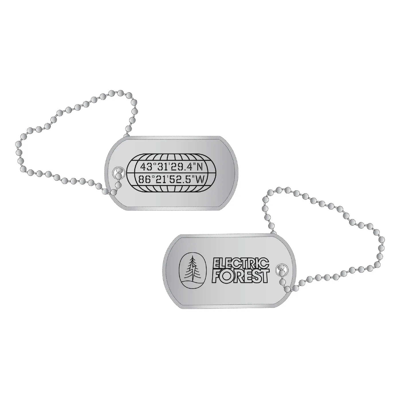 Electric Forest Festival Dog Tags
