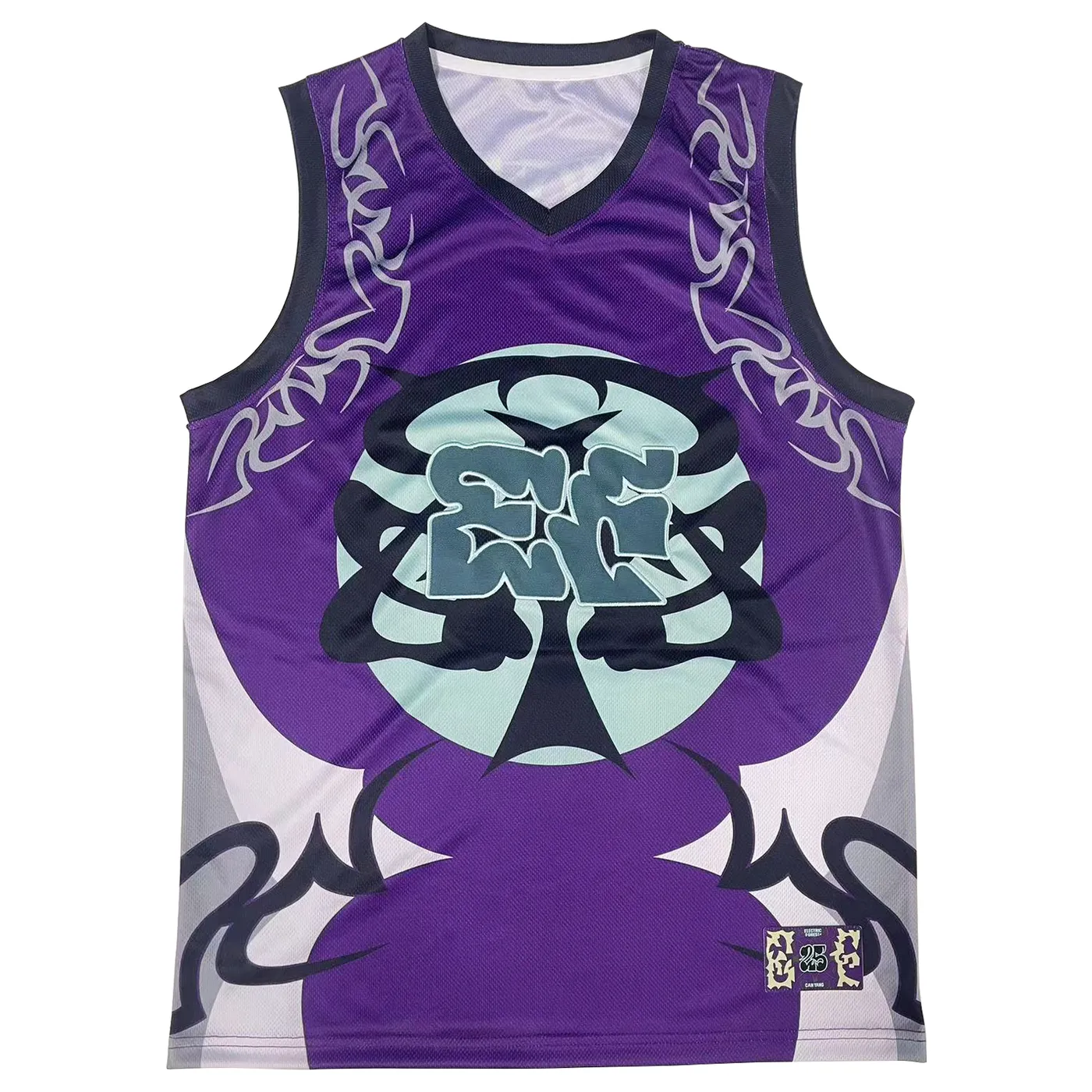 Electric Forest Festival Basketball Graphic Jersey  -Purple