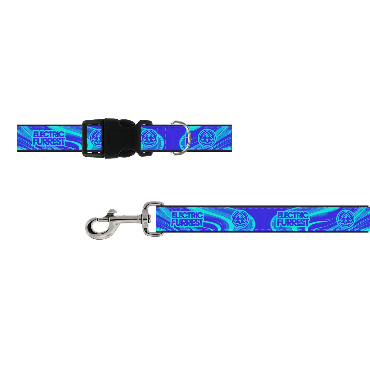 Electric Forest Festival Furrest Family Dog Collar + Leash