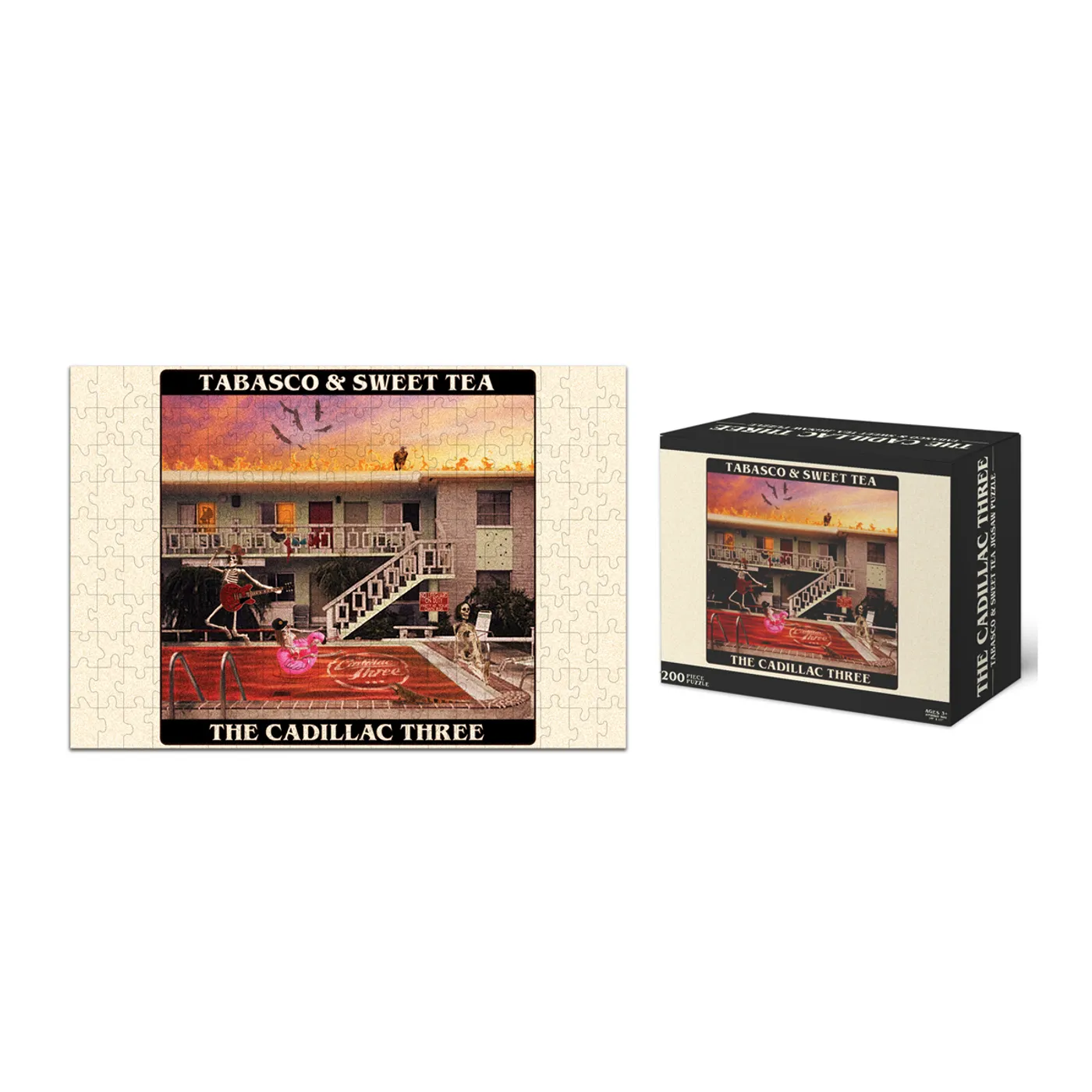 The Cadillac Three TC3 TABASCO & SWEET TEA ALBUM COVER JIGSAW PUZZLE