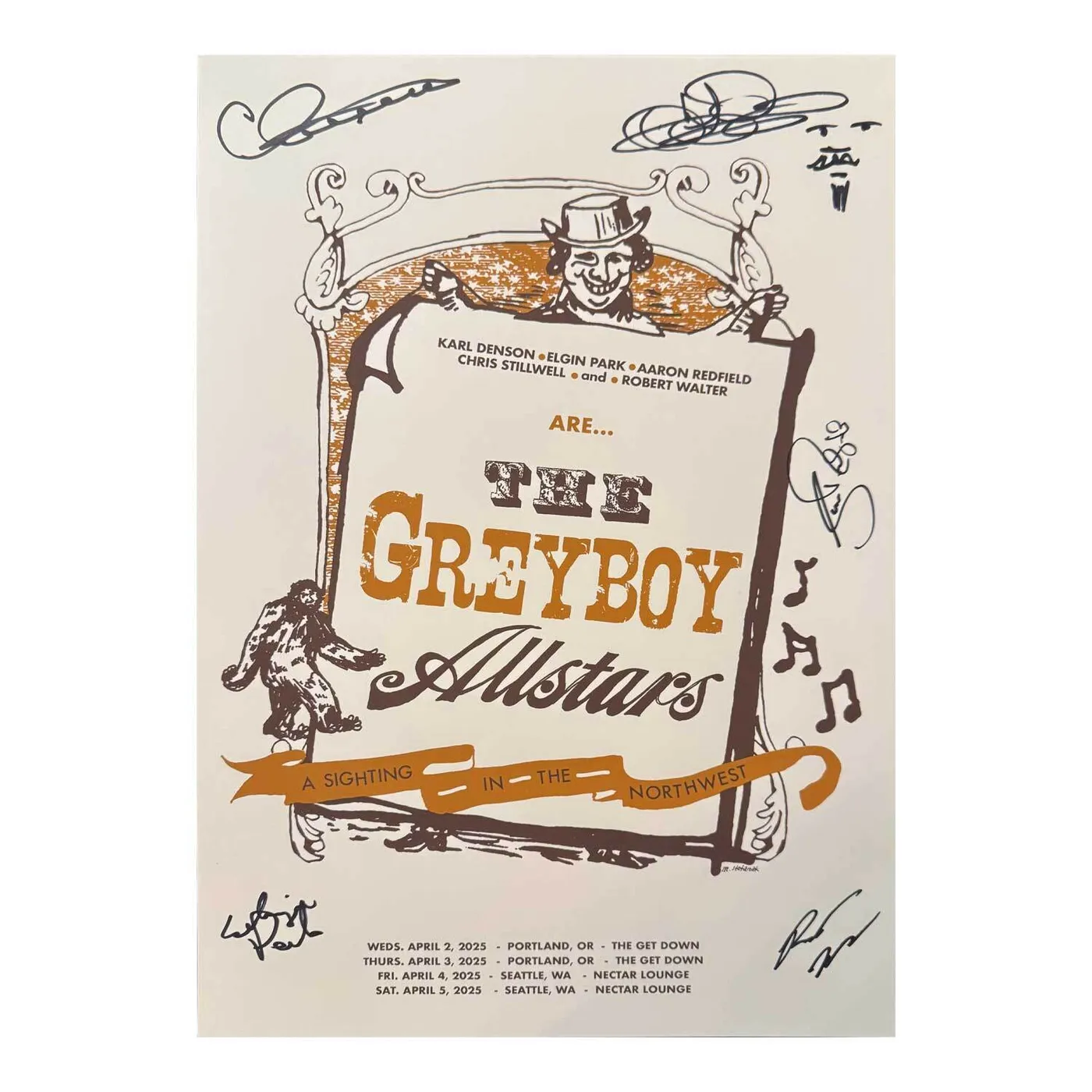 The Greyboy Allstars Northwest 2025 Tour Poster (SIGNED)