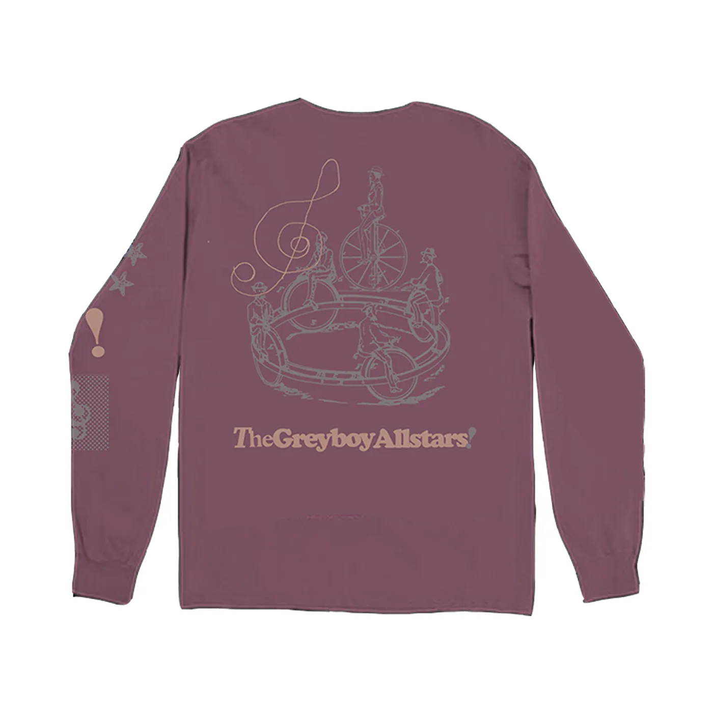 The Greyboy Allstars GBA! Long Sleeve (Maroon)