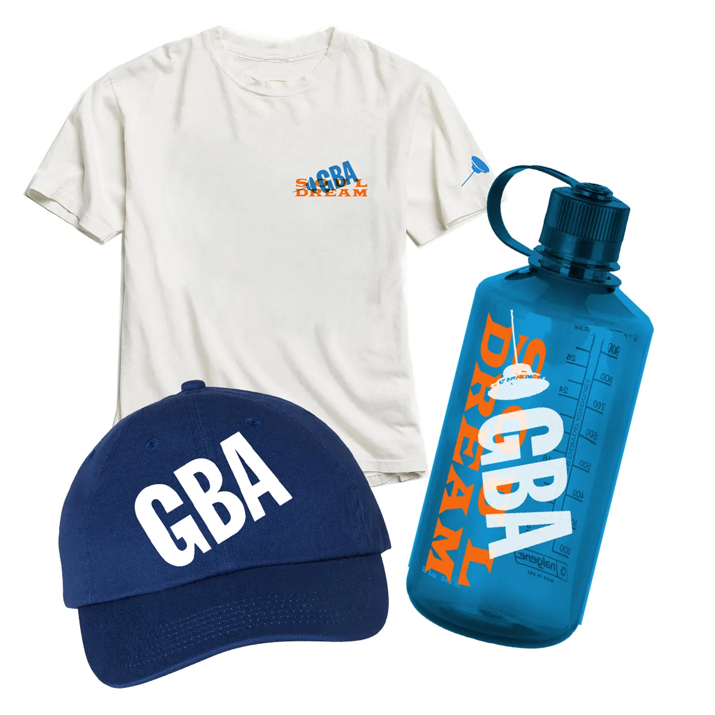 The Greyboy Allstars Soul Dream Super Bundle; T-shirt, Hat, Nalgene