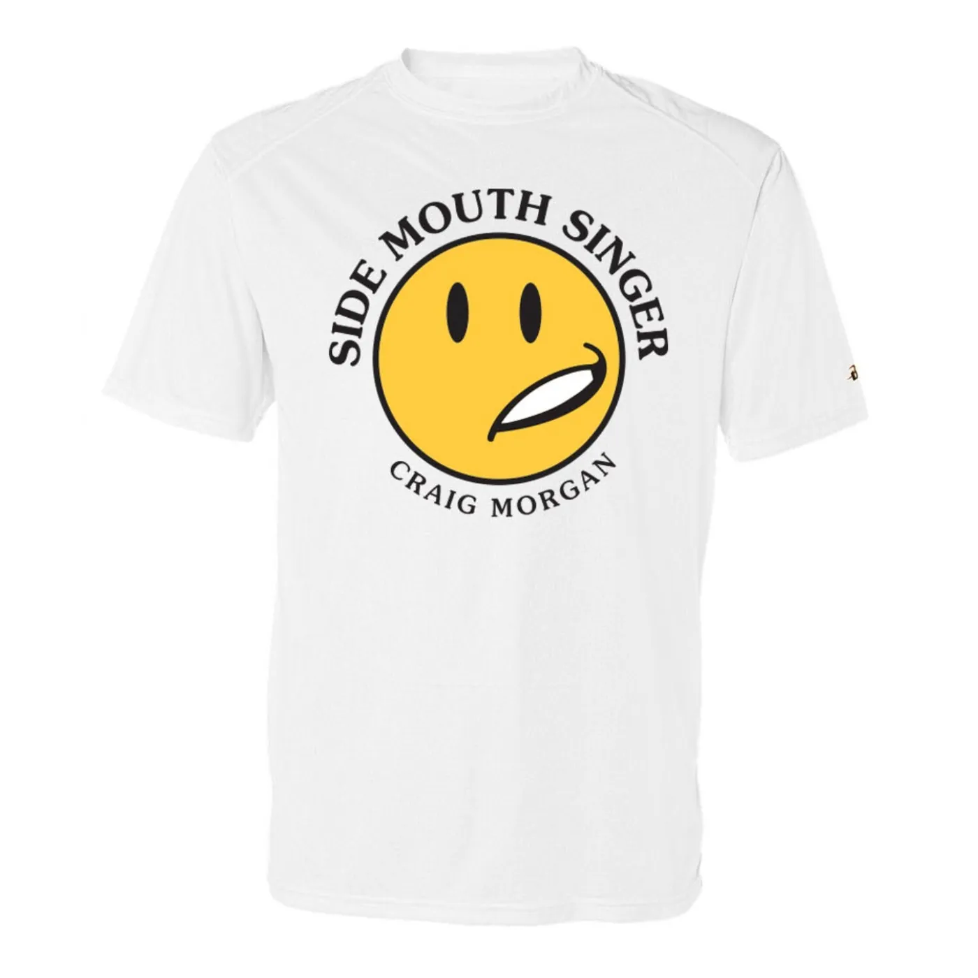 CRAIG MORGAN "SIDE MOUTH SINGER" TEE - WHITE