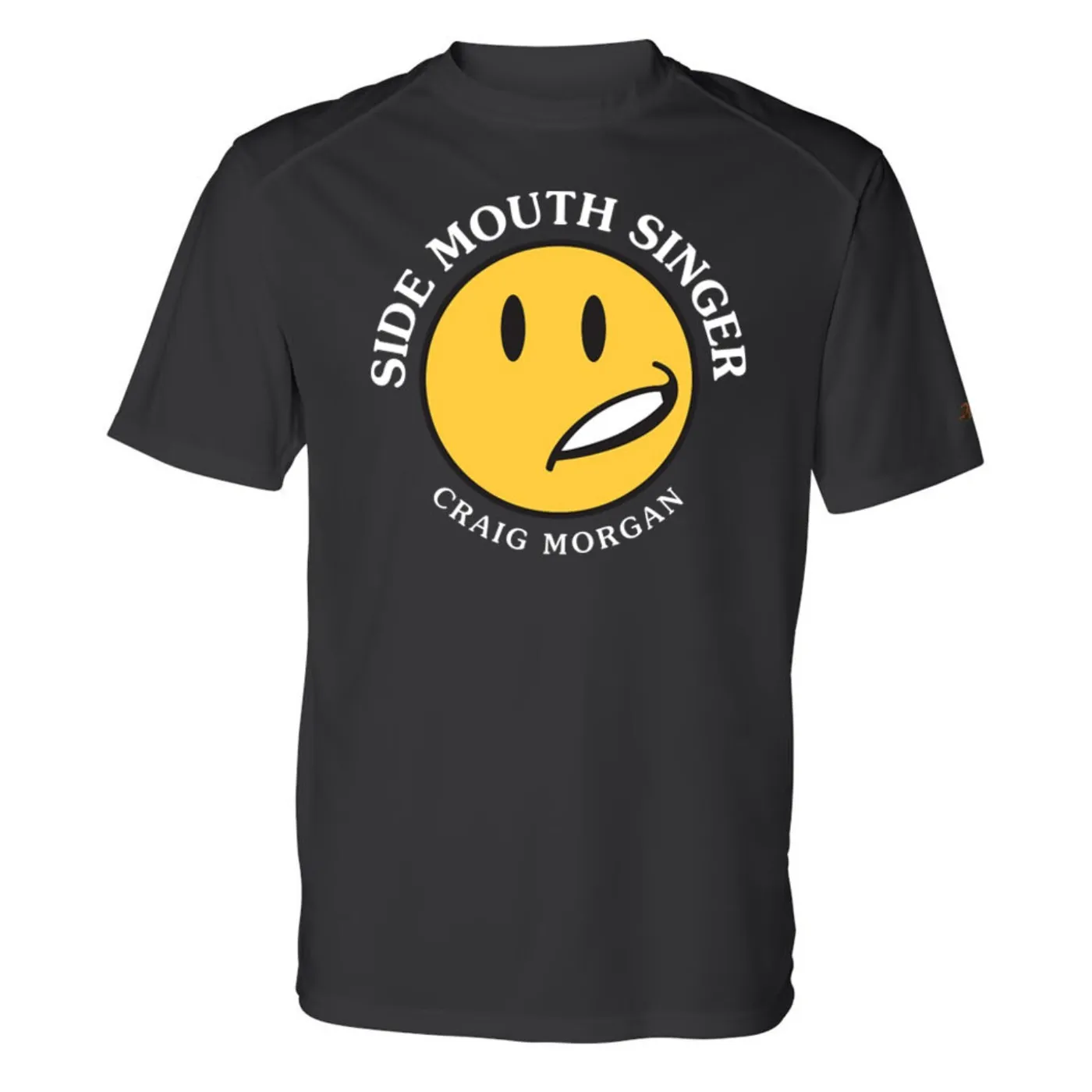 CRAIG MORGAN "SIDE MOUTH SINGER" TEE - BLACK