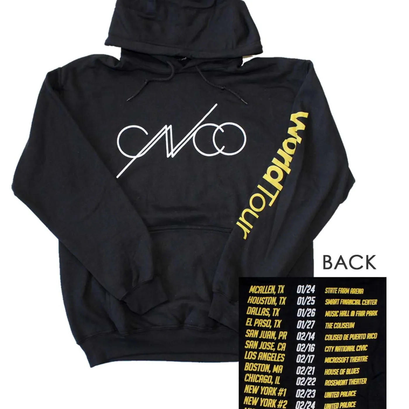 CNCO Band Black Hoodie Sweatshirt