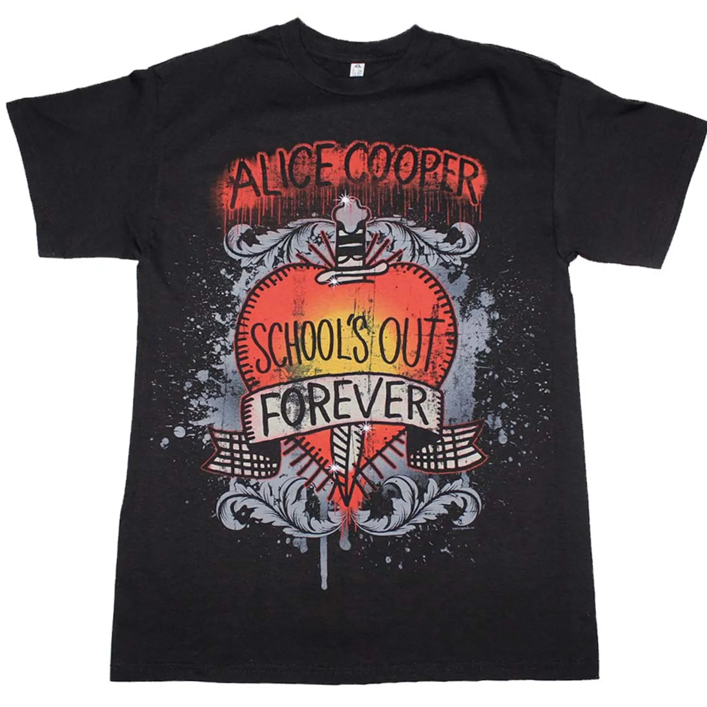 Alice Cooper T Shirt | Alice Cooper School's Out Dagger T-Shirt