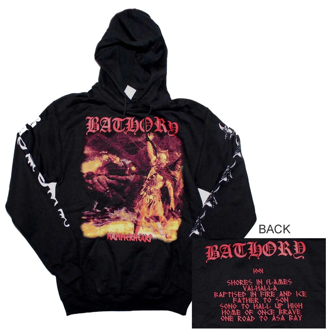 Bathory Hammerheart Hoodie Sweatshirt